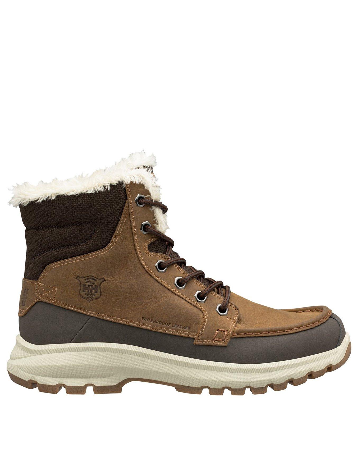 Helly Hansen Mens Garibaldi Winter Boots, Brown, Size 7, Men