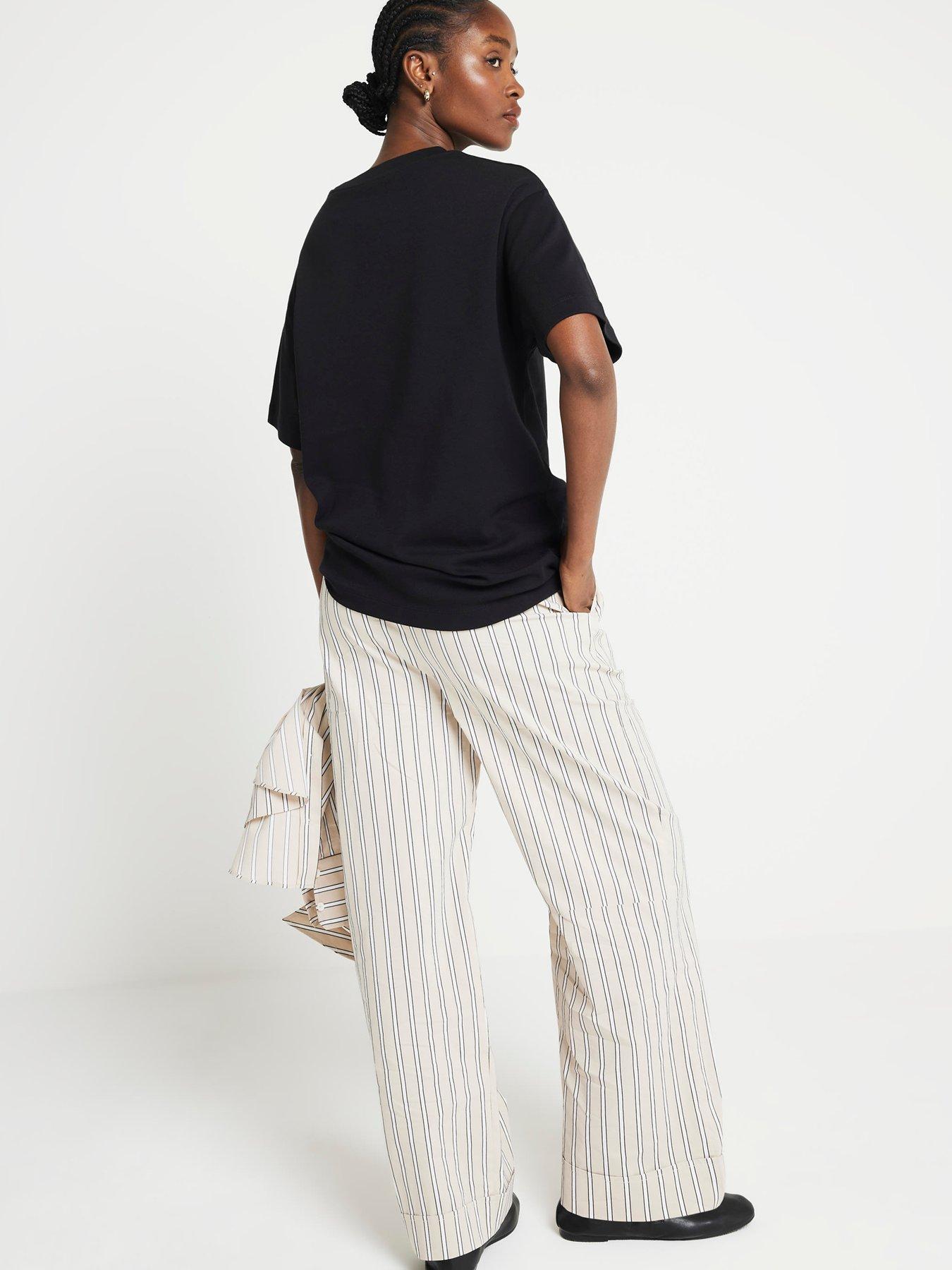 Short Boyfriend River Island Mi-hauteur Délavé - Taille 8 (UK) - Neuf Avec étiquettes (BNWTS)