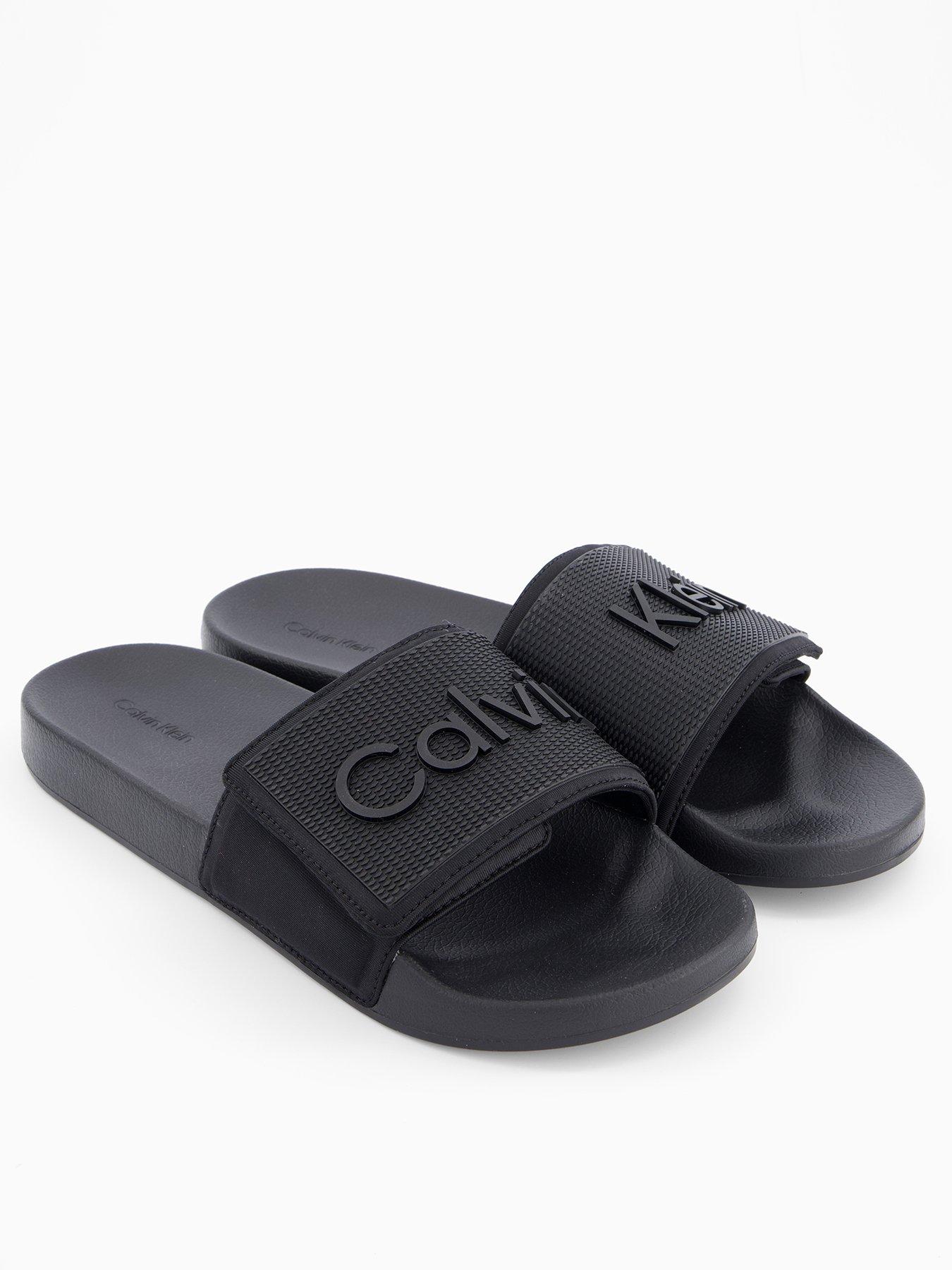 undefined Adjustable Pool Sliders - Black