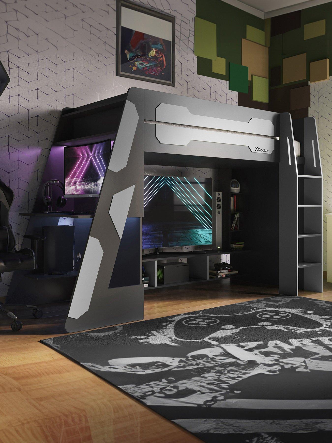 Home & Garden X Rocker Wood Grey Very