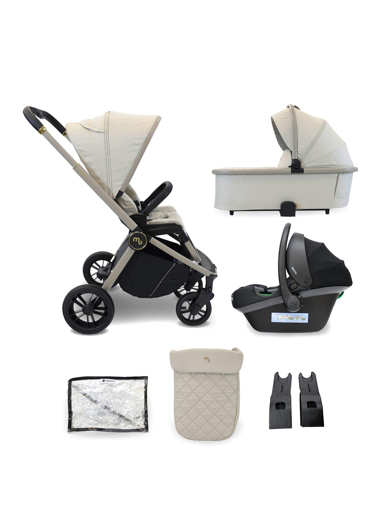 My Babiie MB450 3-in-1 Travel System - Ivory