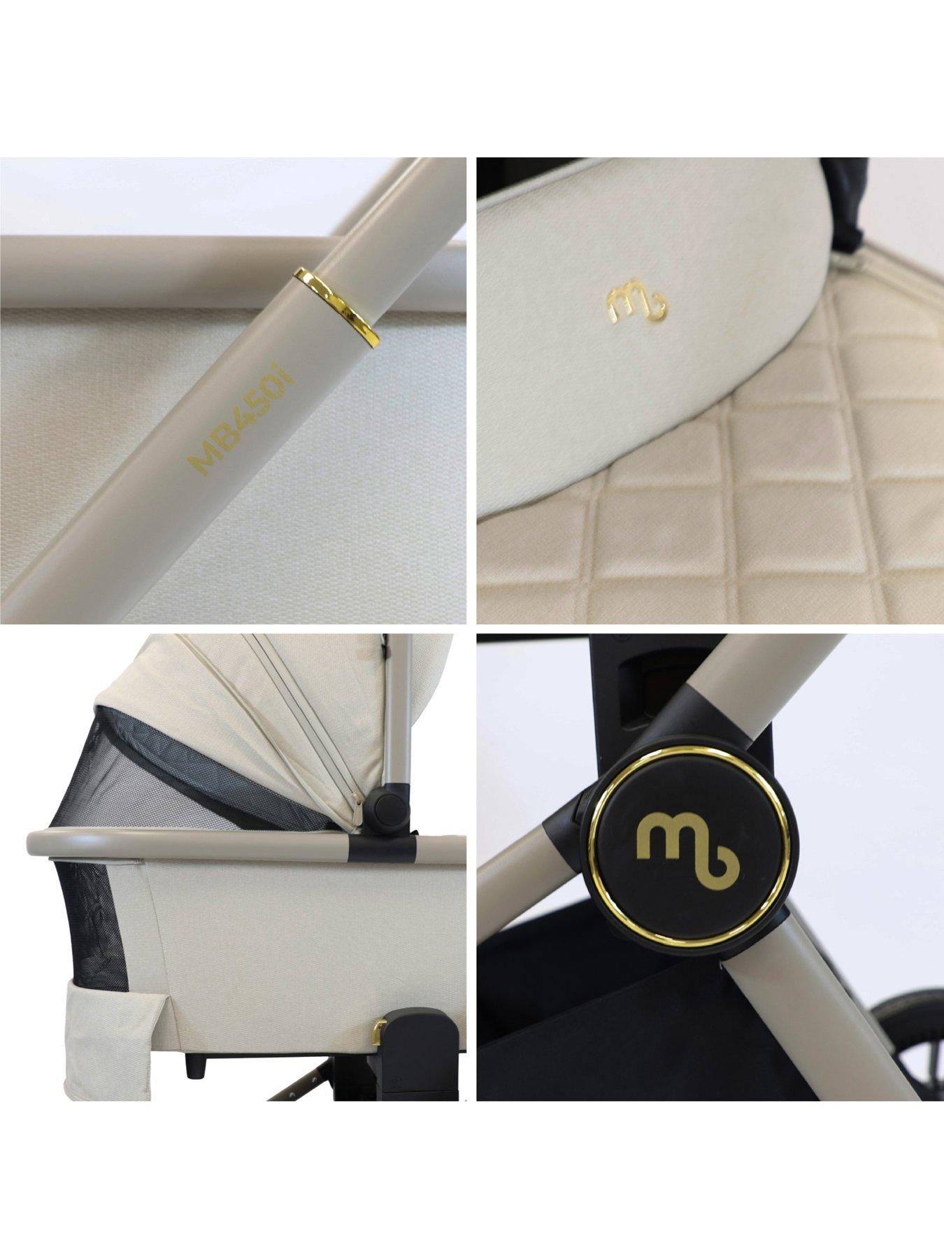 Image 6 of 7 of My Babiie MB450 3-in-1 Travel System - Ivory