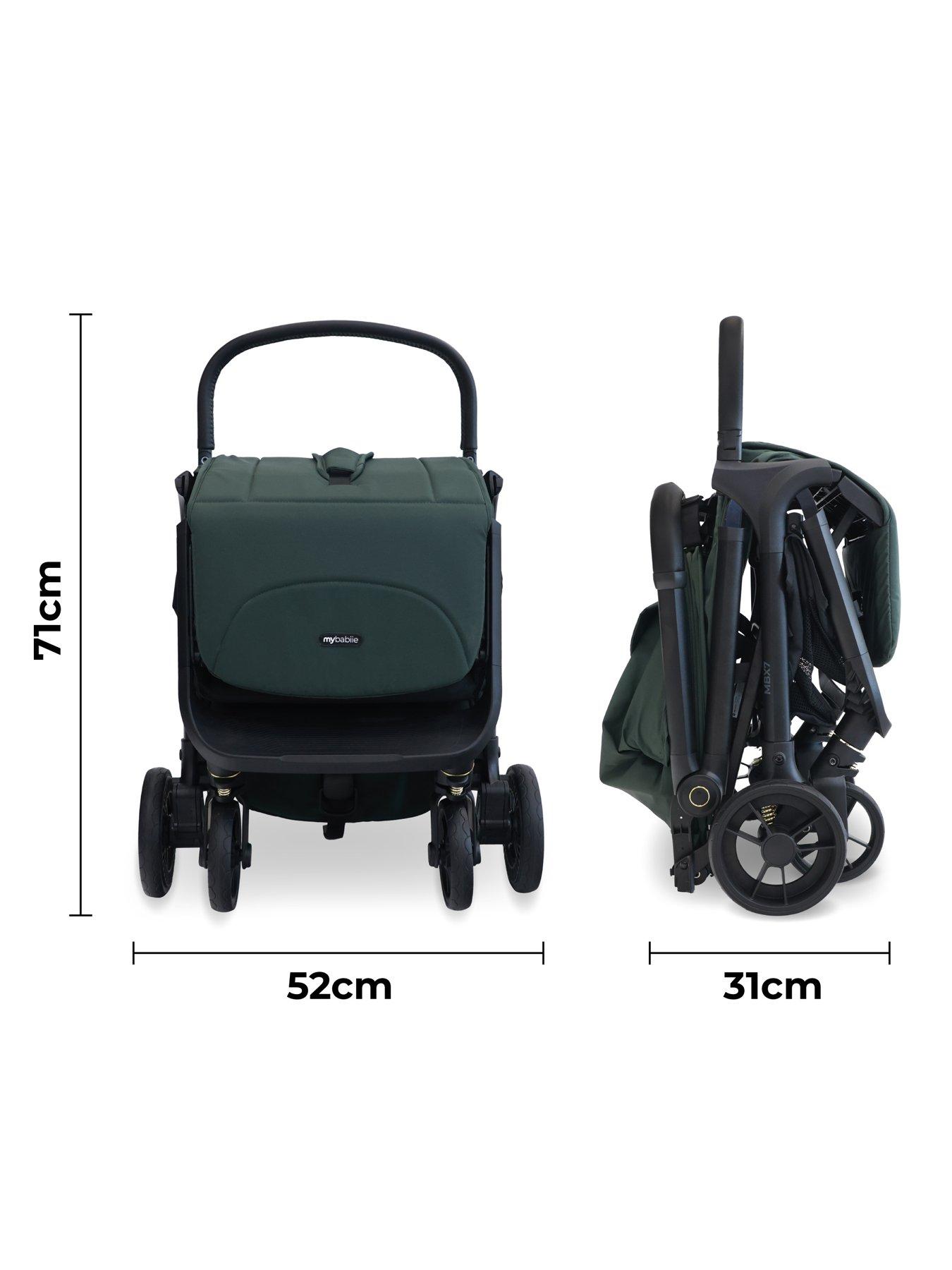 Image 7 of 8 of My Babiie MBX7 Sage BF Compact Stroller