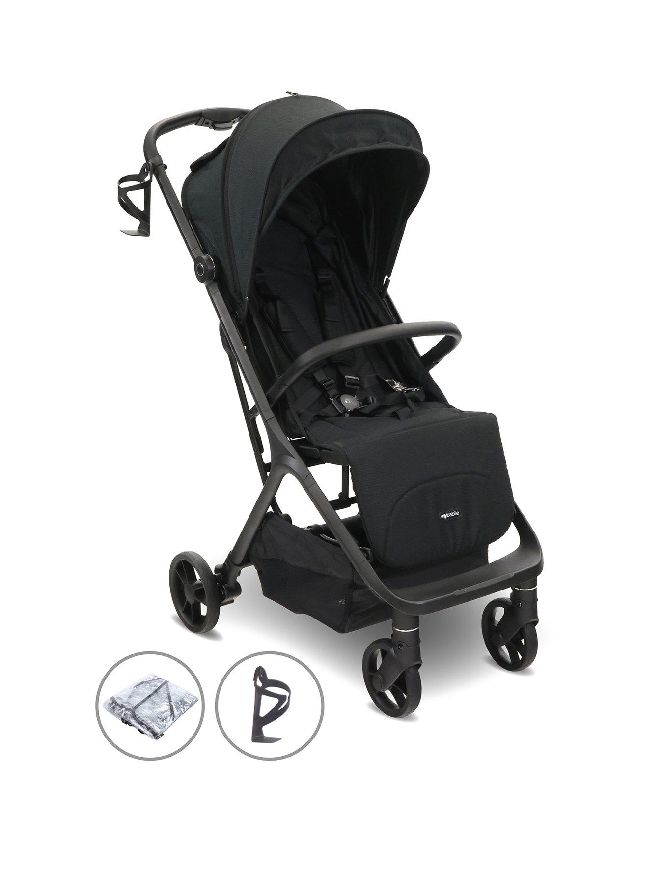 My Babiie MBX7 Black DD Compact Stroller