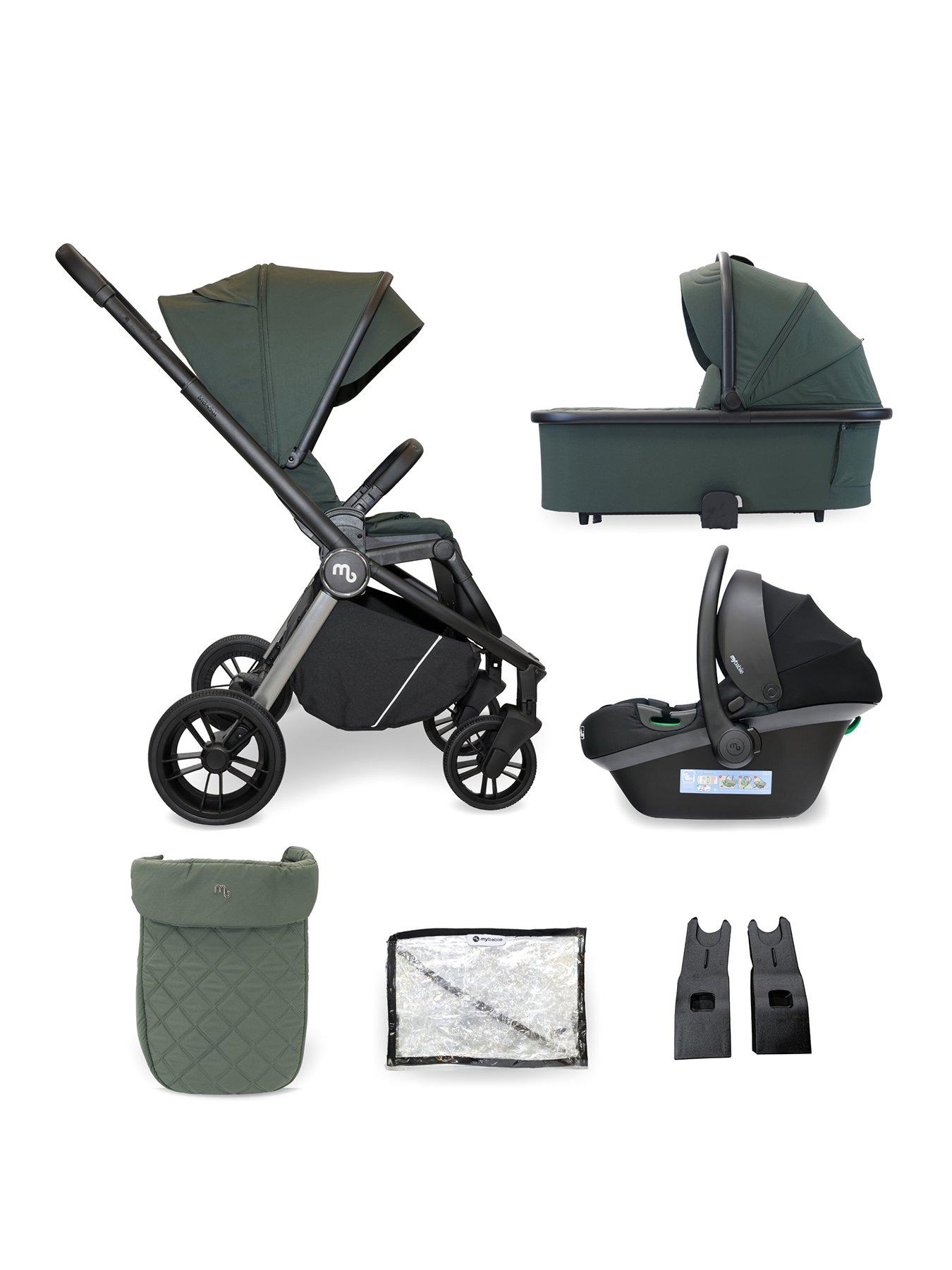 My Babiie MB450 3-in-1 Travel System - Forest Green