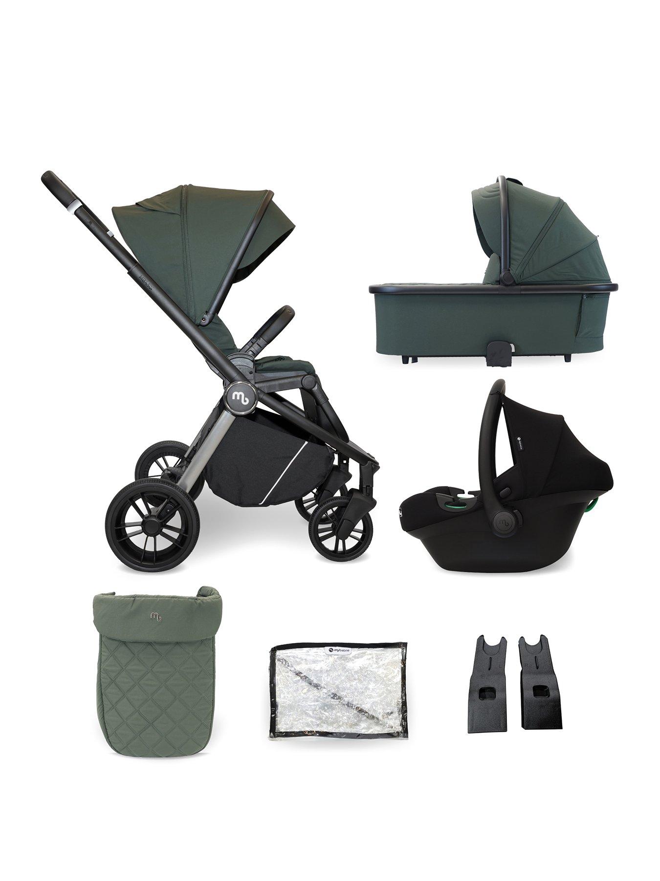 My Babiie MB450 3-in-1 Travel System, Sage Green