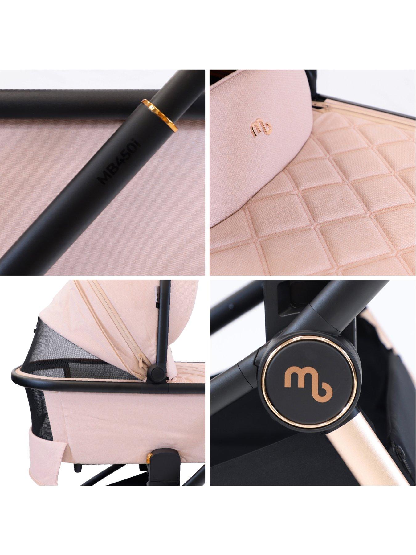 Image 5 of 7 of My Babiie MB450 3-in-1 Travel System - Pastel Pink