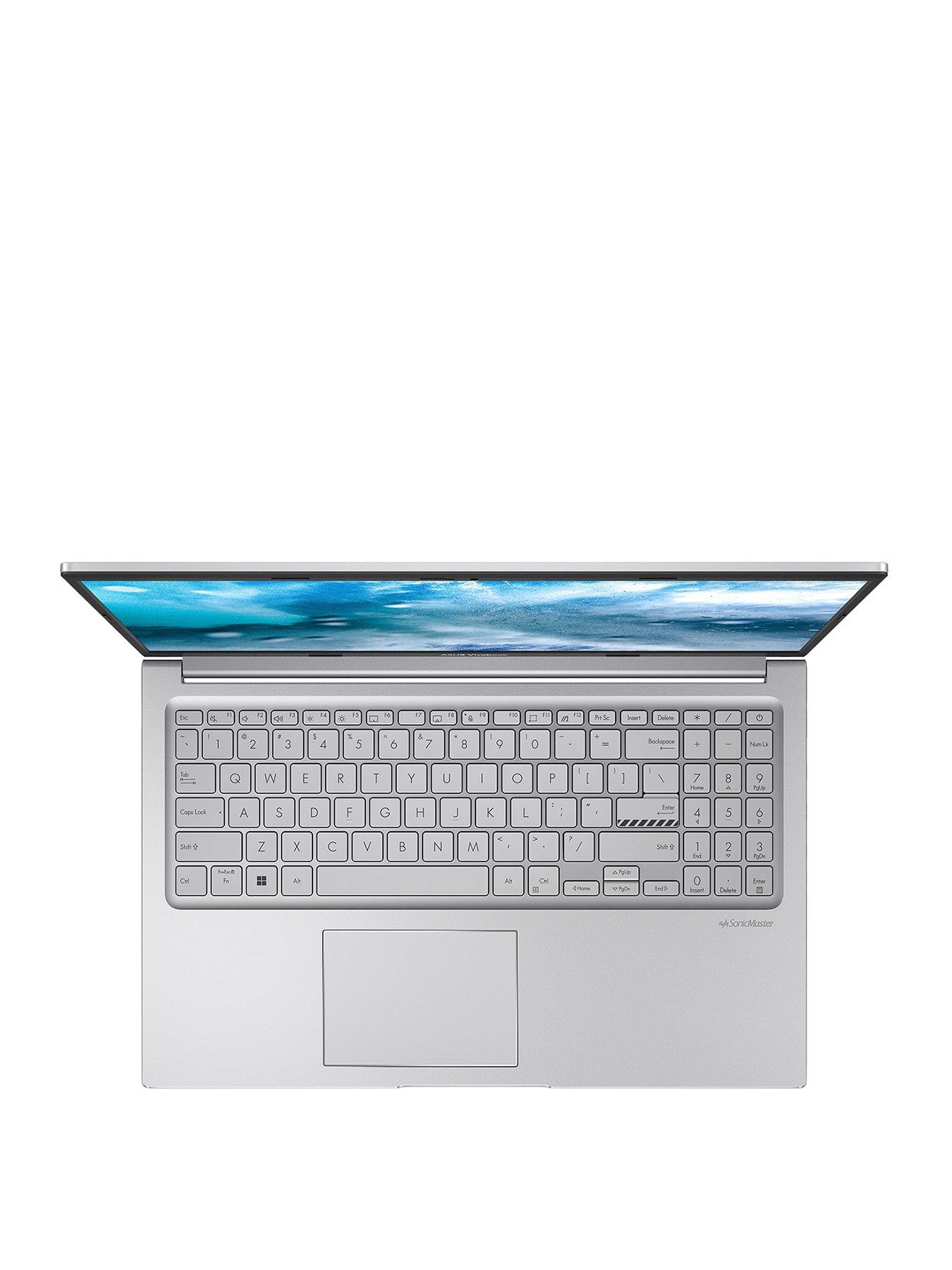 Image 2 of 6 of Asus Vivobook 15 Laptop&nbsp;- 15.6in FHD,&nbsp;Intel Core i3,&nbsp;8GB RAM, 512GB SSD - Silver
