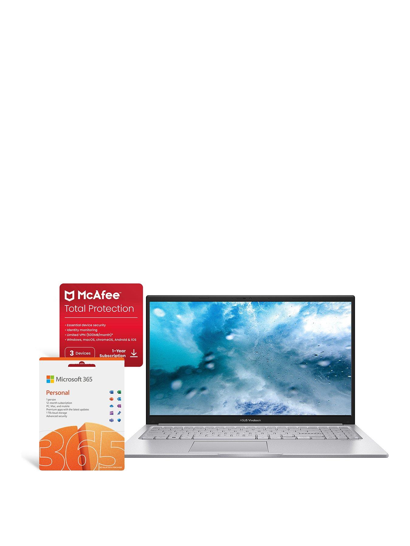 undefined Vivobook 15 Laptop - 15.6in FHD, Intel Core i5, 8GB RAM, 512GB SSD, Microsoft 365 Personal  &  McAfee 1 Year Included - Silver