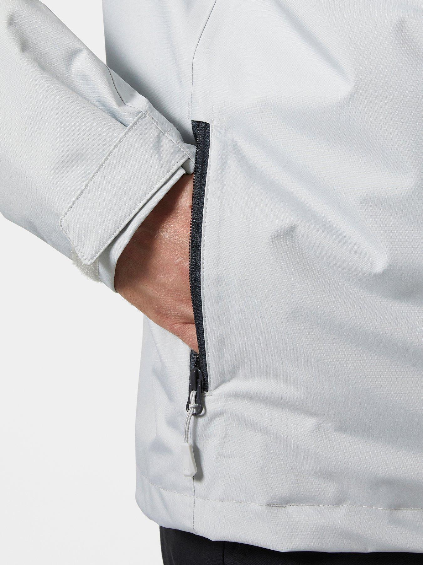 Image 4 of 5 of Helly Hansen Mens Crew Hooded Midlayer Jacket 2 - Grey Fog
