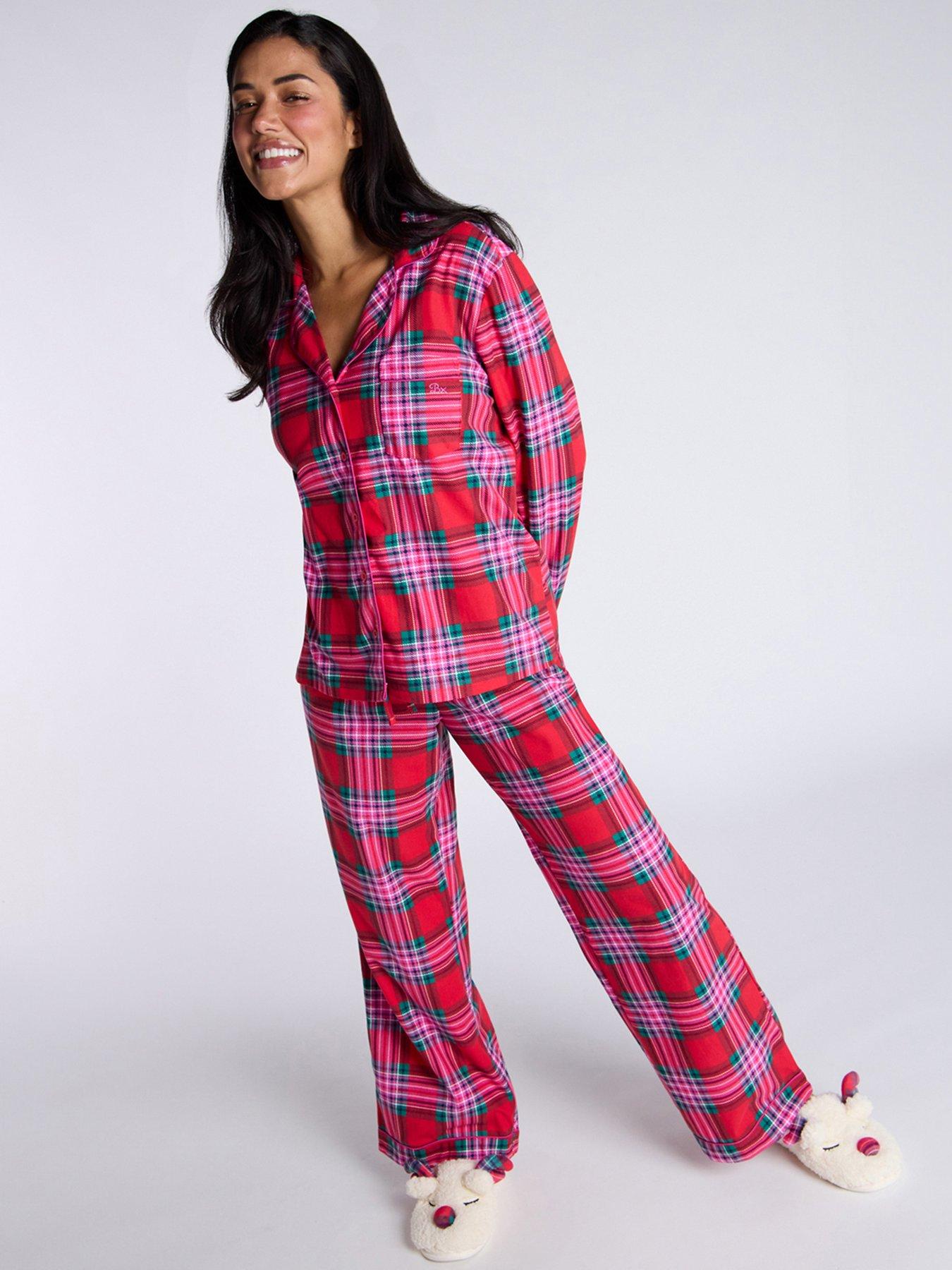 A Bag Boux Avenue Check Pyjamas Boux Avenue Check Fleece PJ In A