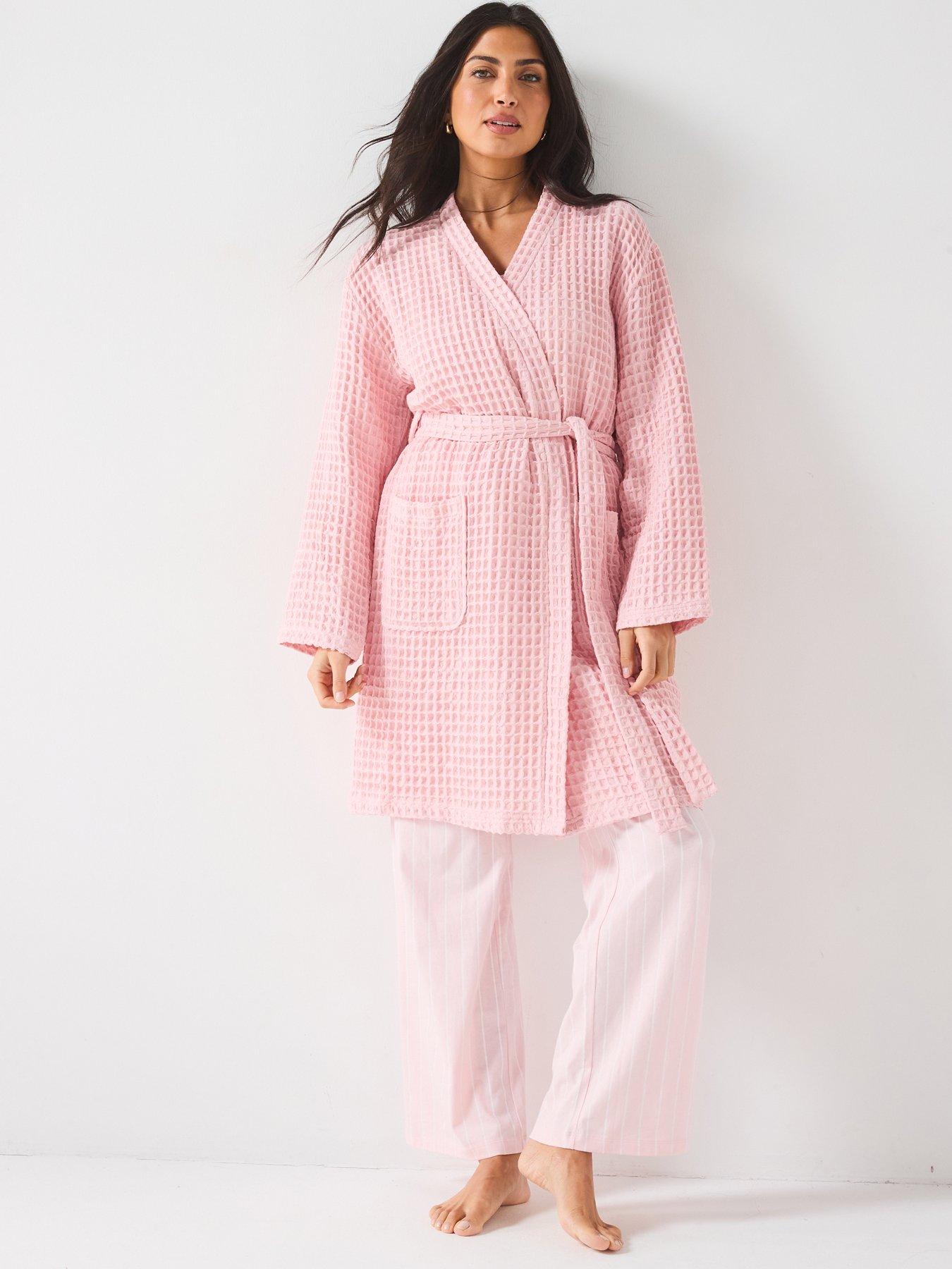 undefined Waffle Robe - Pink