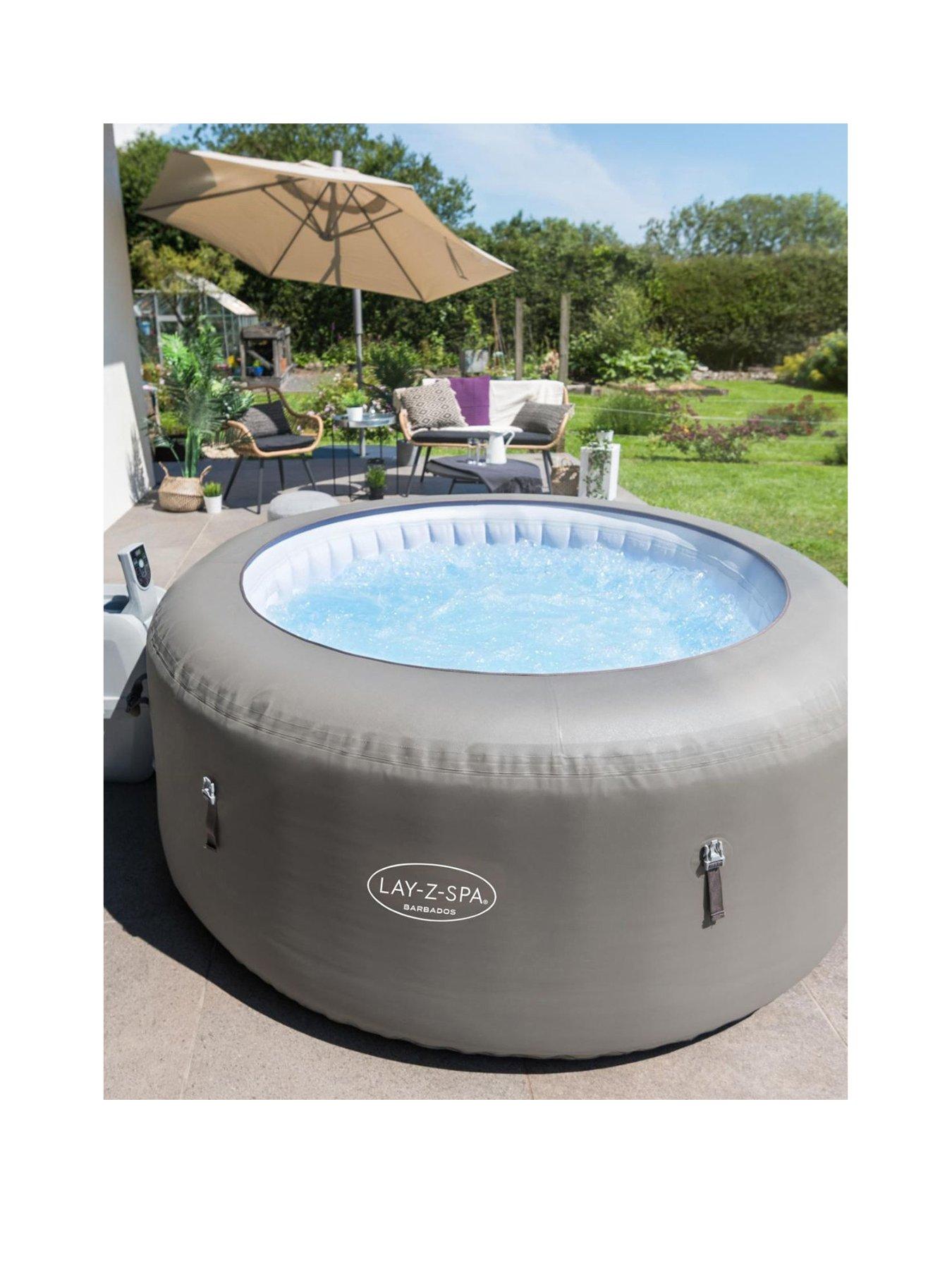 Product photograph of Lay-z-spa Barbados Airjet Hot Tub For 2-4 People from very.co.uk