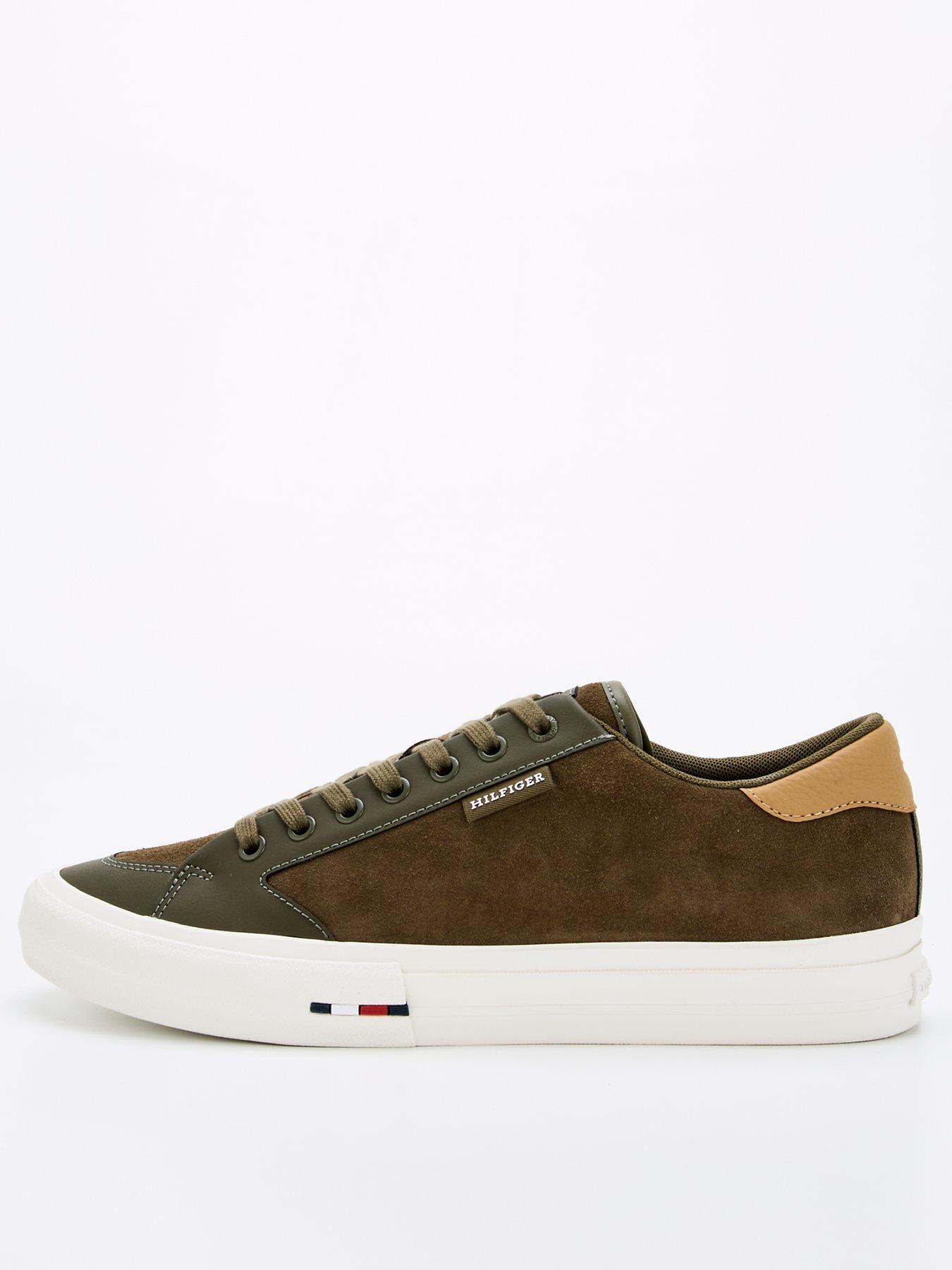 undefined Vulcanised Low Suede Shoes - Green