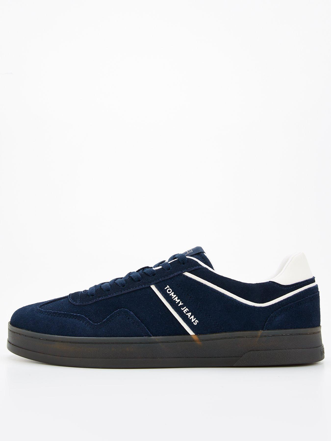 undefined Greenwich Suede Retro Trainers - Navy