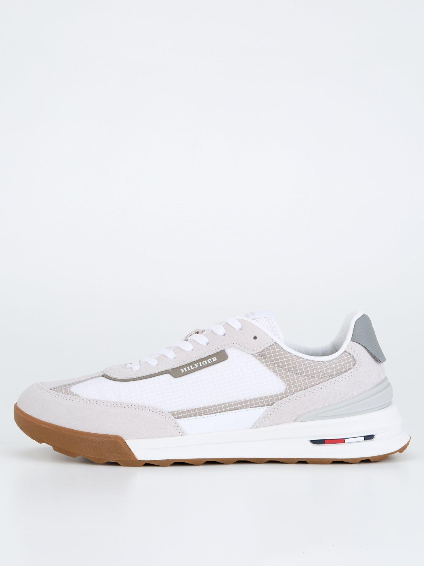 undefined Ripstop Retro Running Shoes - White