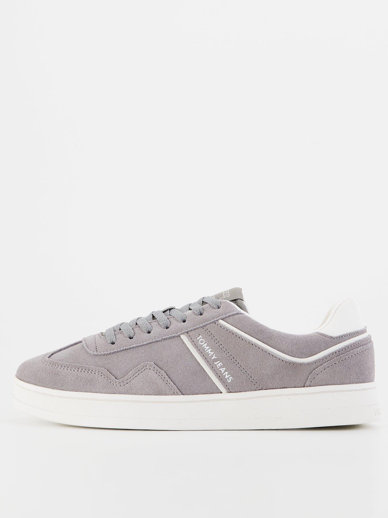 undefined Greenwich Suede Retro Trainers - Grey