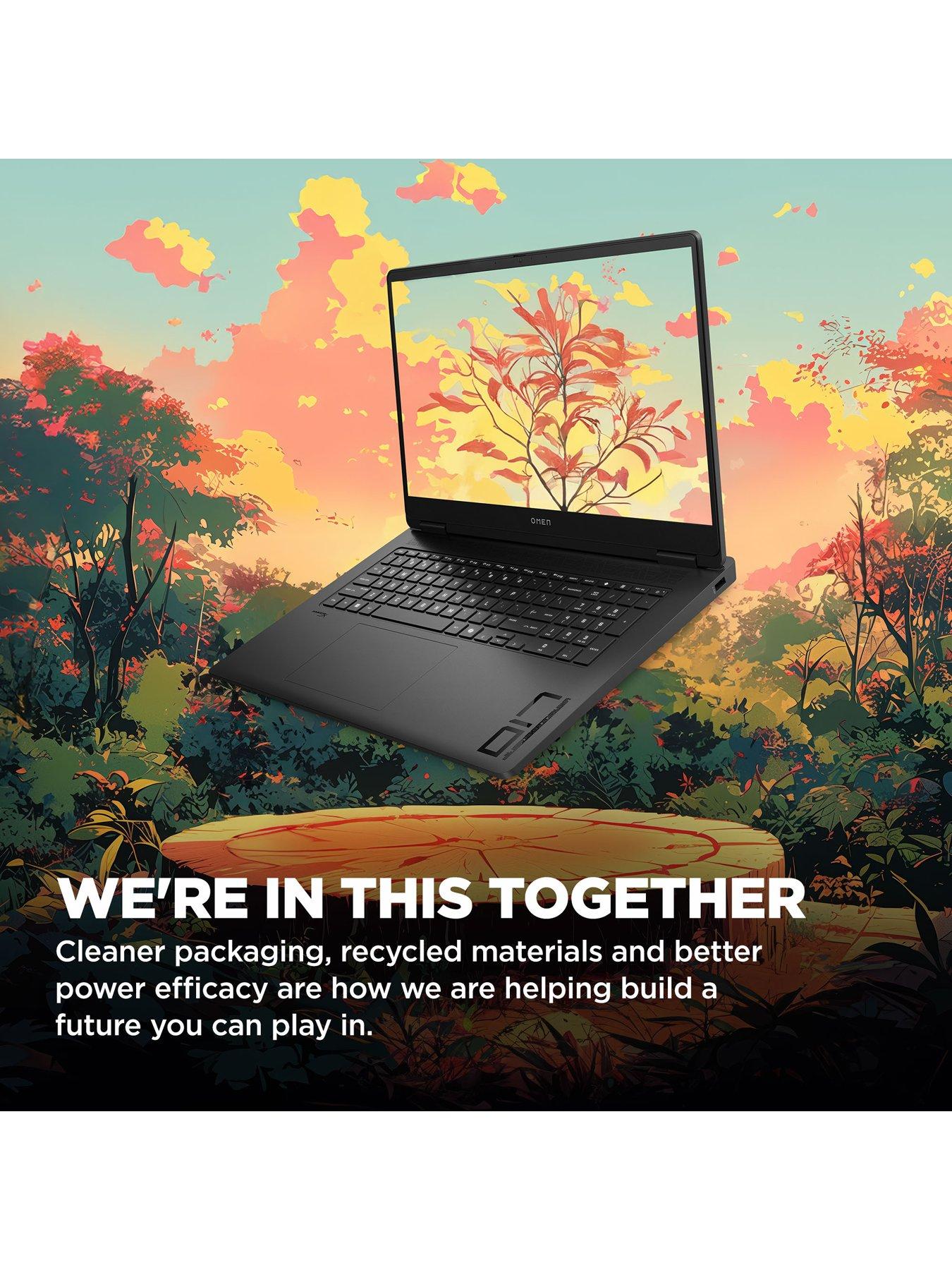 Image 7 of 8 of HP OMEN 17-db0004na Gaming Laptop - GeForce RTX 4060 - AMD Ryzen 9 - 16GB RAM - 1TB SSD - 17.3in - QHD