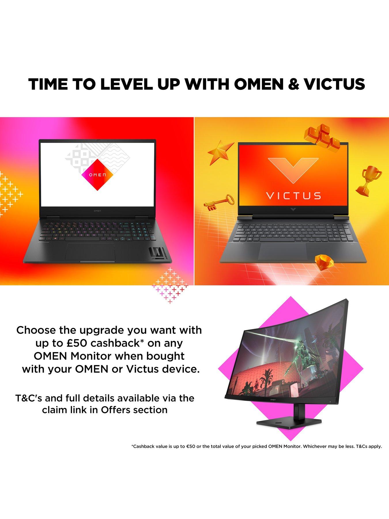 Image 7 of 8 of HP OMEN Transcend&nbsp;14-fb0012na Gaming Laptop -&nbsp;14in 2.8K OLED,&nbsp;GeForce RTX 4060, Intel Core Ultra 7, 16GB RAM, 1TB SSD&nbsp;- White