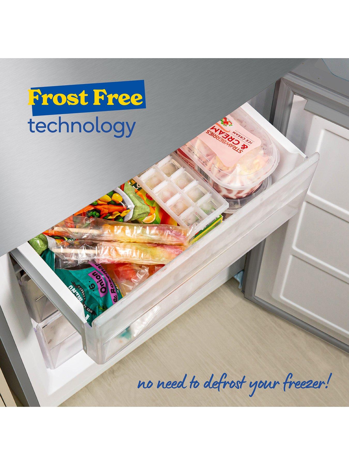 Image 6 of 7 of Russell Hobbs Stainless Steel 60cm Wide 186cm High Freestanding Total No Frost Fridge Freezer
