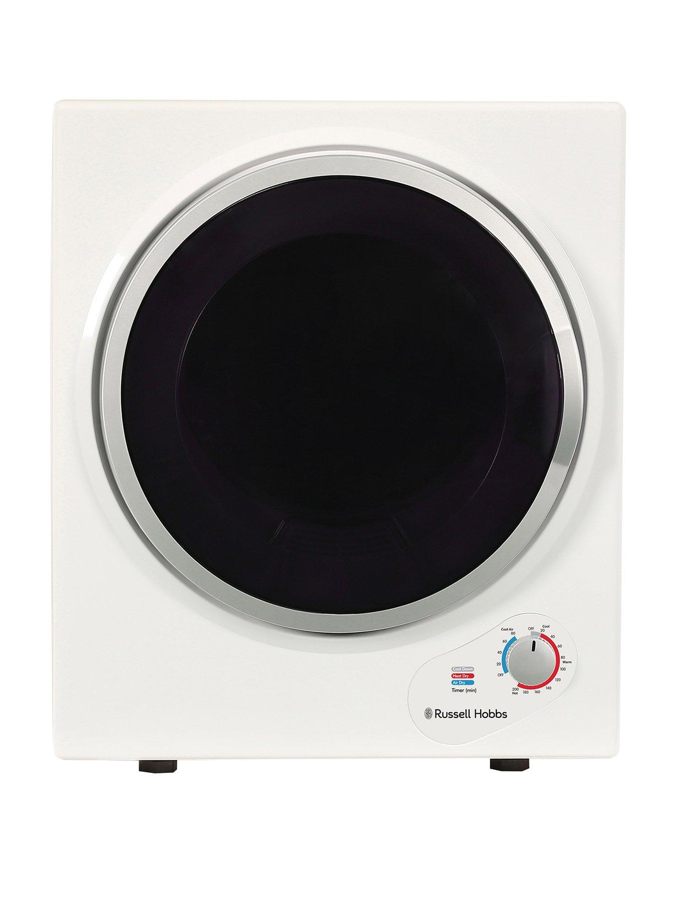Russell Hobbs RH3VTD800 2.5kg Compact Vented Tumble Dryer in White