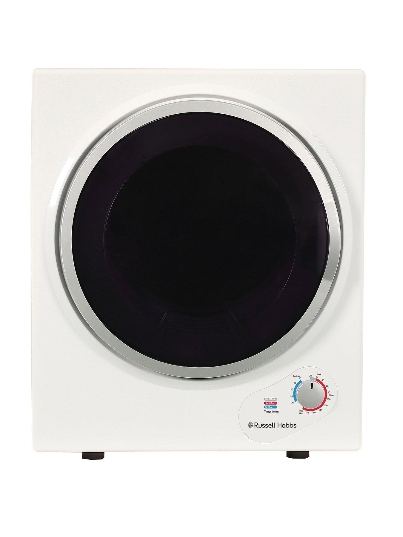 Image 1 of 7 of Russell Hobbs RH3VTD800 2.5kg Compact Vented Tumble Dryer in White