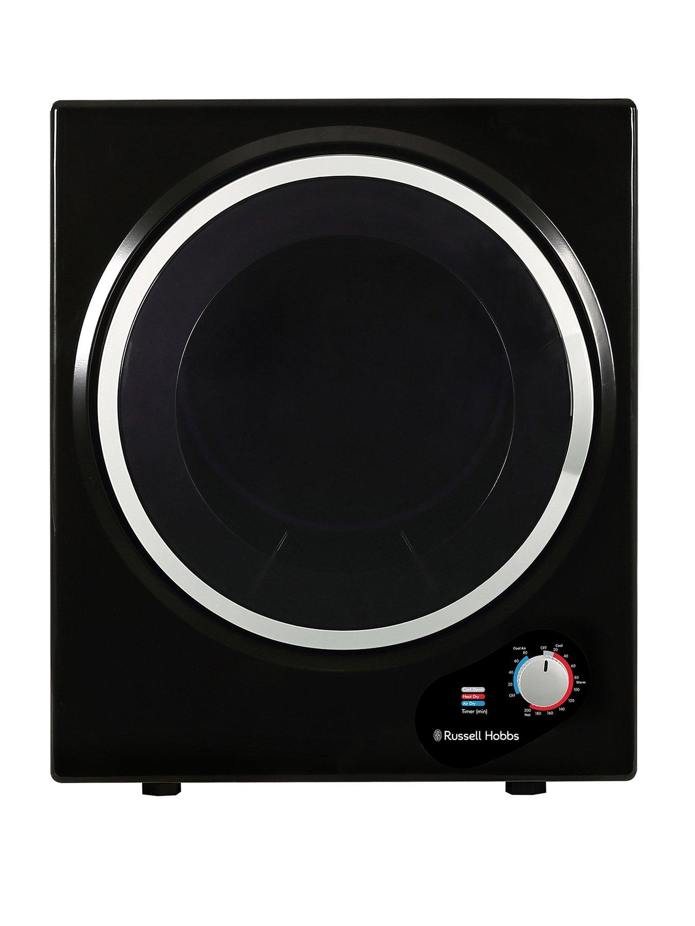 Russell Hobbs RH3VTD800B 2.5kg Compact Vented Tumble Dryer in Black