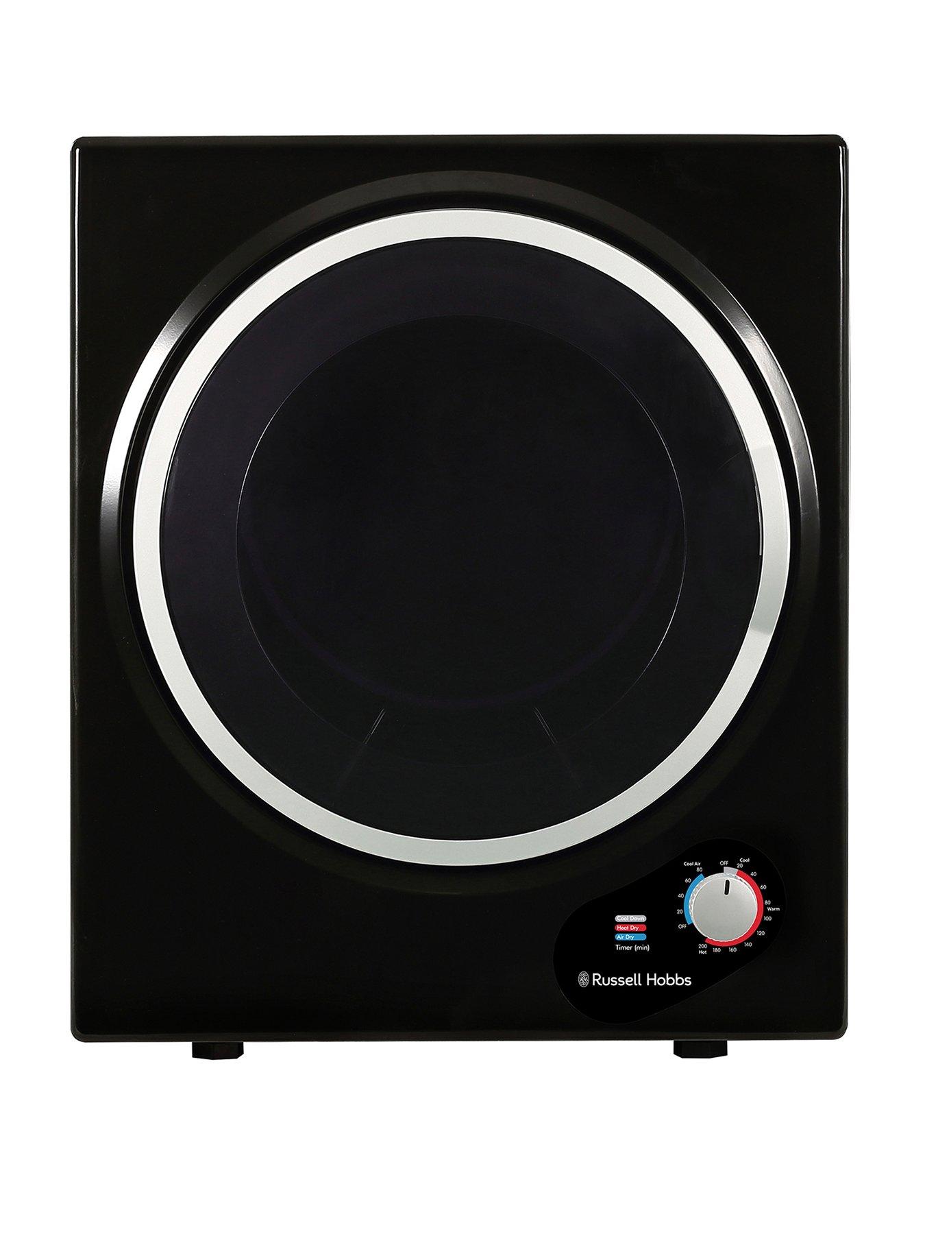 undefined RH3VTD800B 2.5kg Compact Vented Tumble Dryer in Black