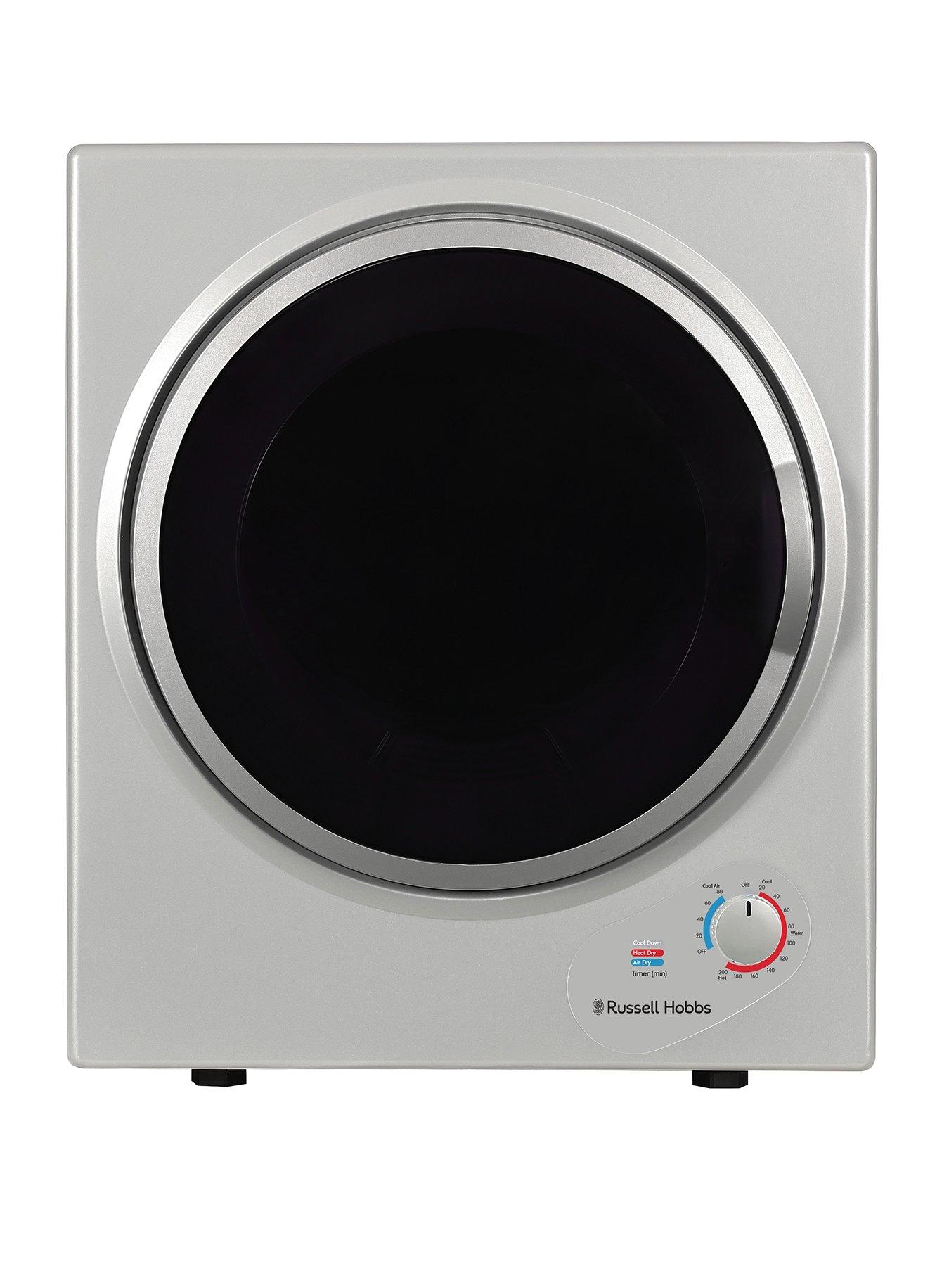 Russell Hobbs RH3VTD800S 2.5kg Compact Vented Tumble Dryer in Silver