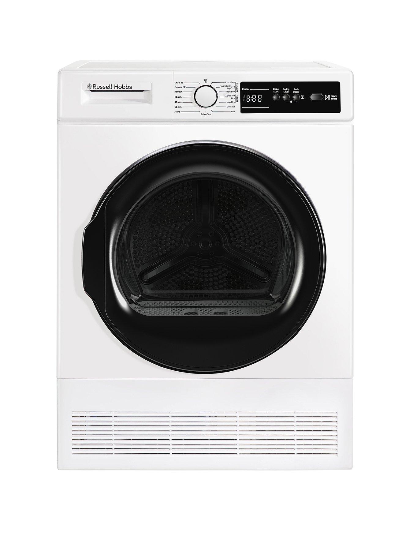 Russell Hobbs RH8CTD111W 11 Series, 8kg Condenser Dryer in White