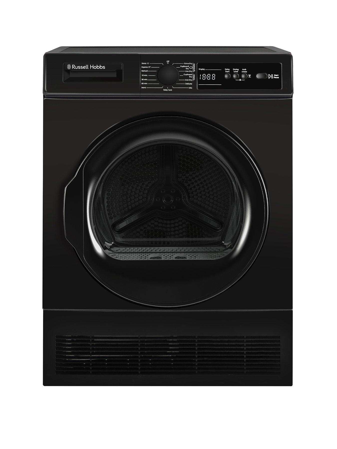 Image 1 of 7 of Russell Hobbs RH8CTD111B 11 Series, 8kg Condenser Dryer in Black