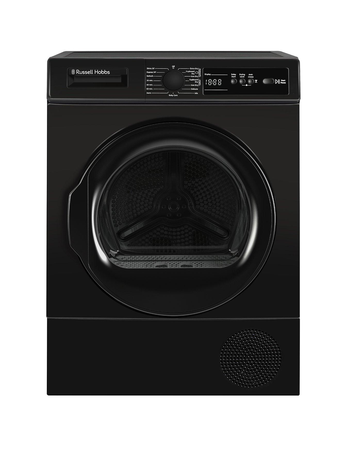 undefined RH9HPTD111B 11 Series 9kg Heat Pump Tumble Dryer in Black