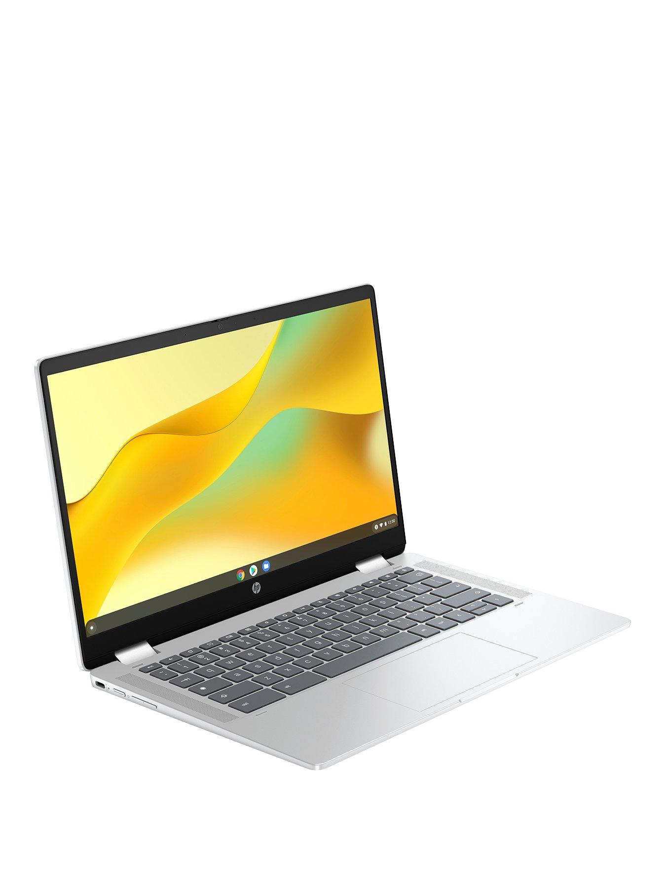 Image 3 of 7 of HP Chromebook X360 14b-cd0002na - 14in HD, Intel N100,&nbsp;4GB RAM, 128GB SSD - Silver