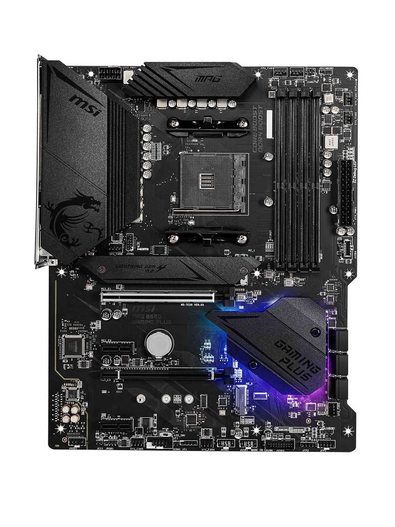 Image 2 of 4 of MSI Am4 MPG B550 Gaming Plus Motherboard