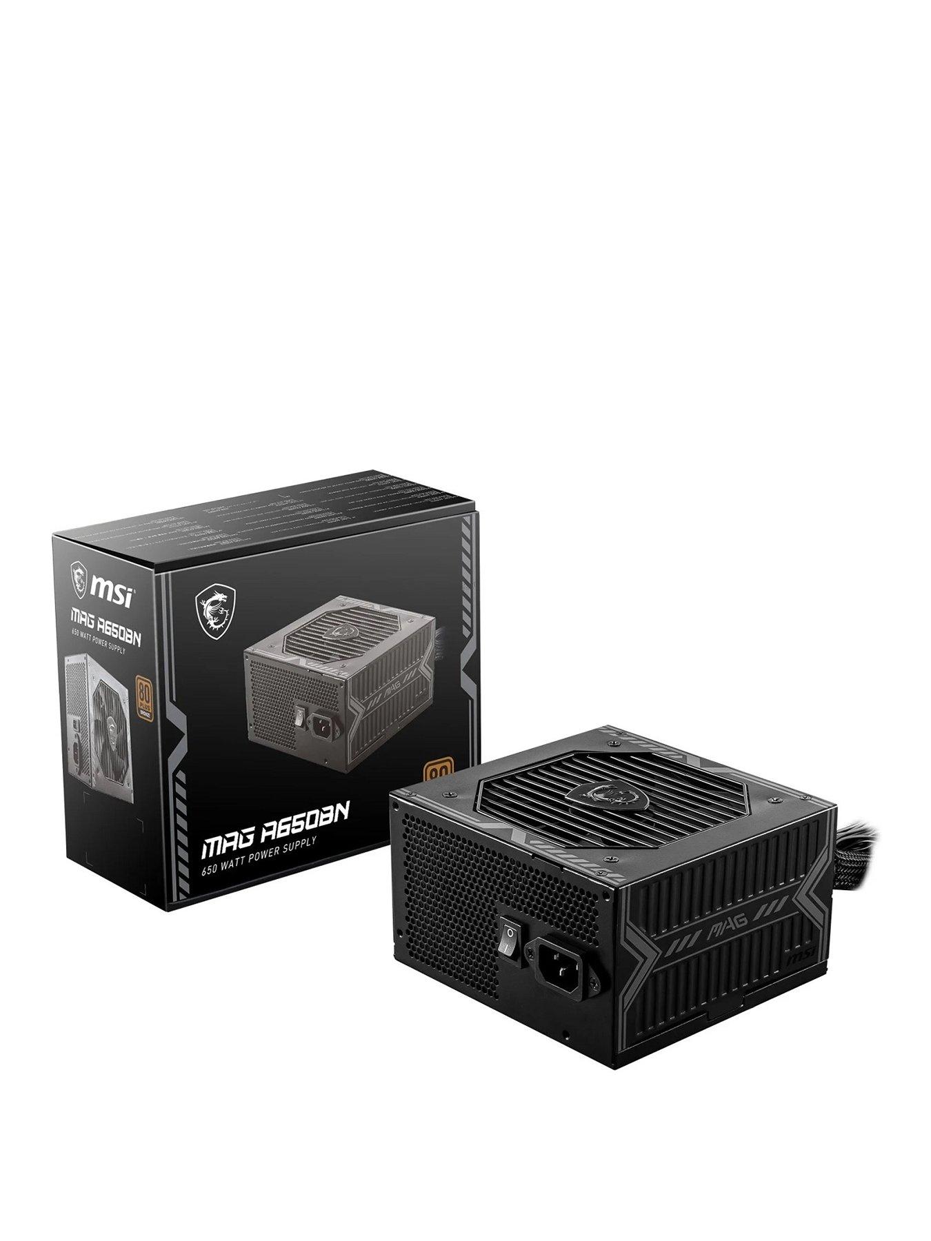 Image 1 of 4 of MSI 650W Bronze Standard MAG A650Bn PC Power Supply