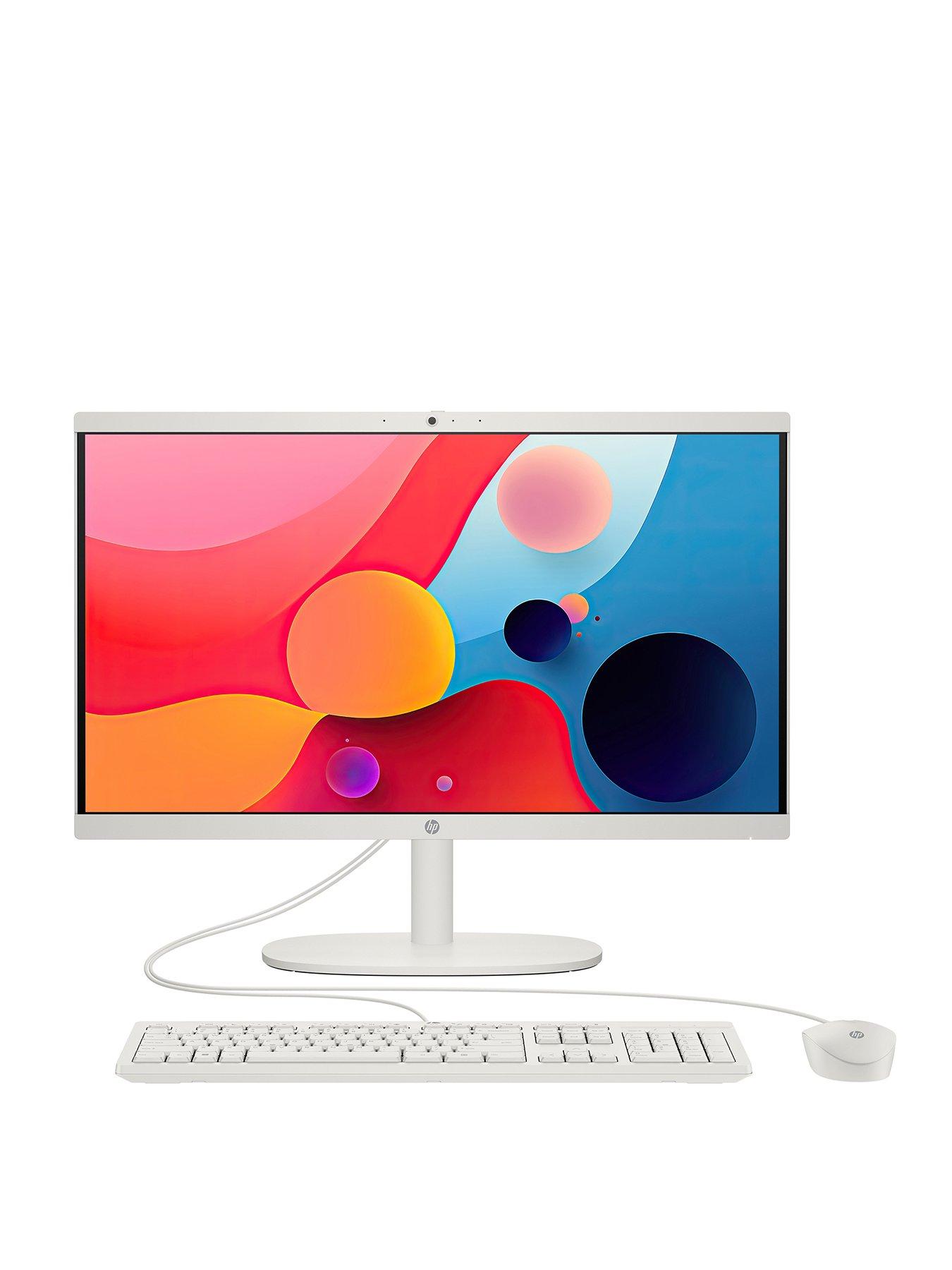 Image 3 of 8 of HP All-in-One PC 22-dg0007na&nbsp;- 21.5in Full HD,&nbsp;Intel N100, 8GB RAM, 128GB SSD&nbsp;- White