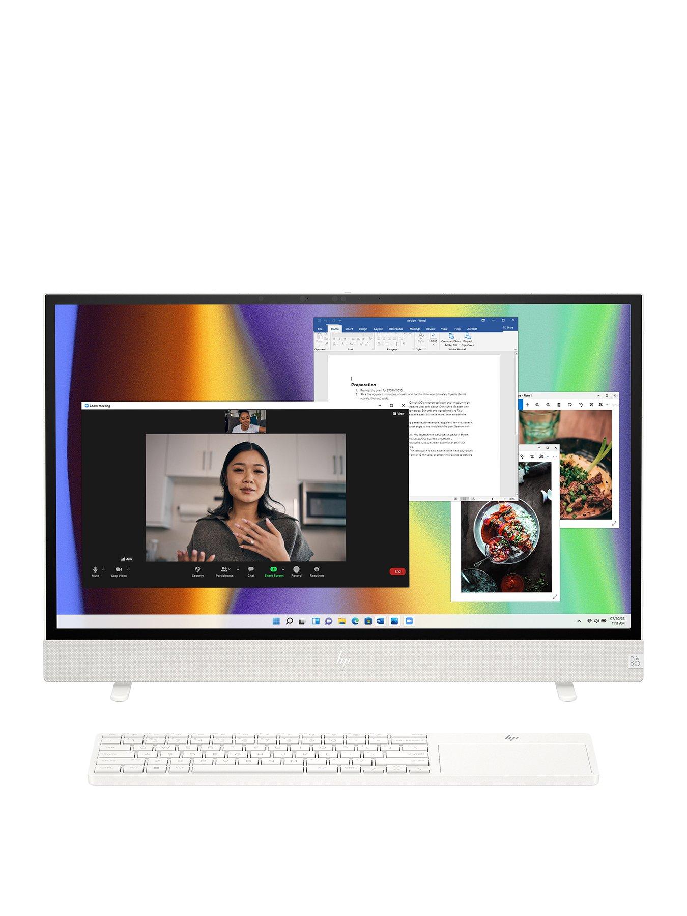 Image 2 of 8 of HP ENVY Move All-in-One PC 24-cs0003na - Intel Core i5 - 8GB RAM - 1TB SSD&nbsp;- 23.8in QHD&nbsp;- White