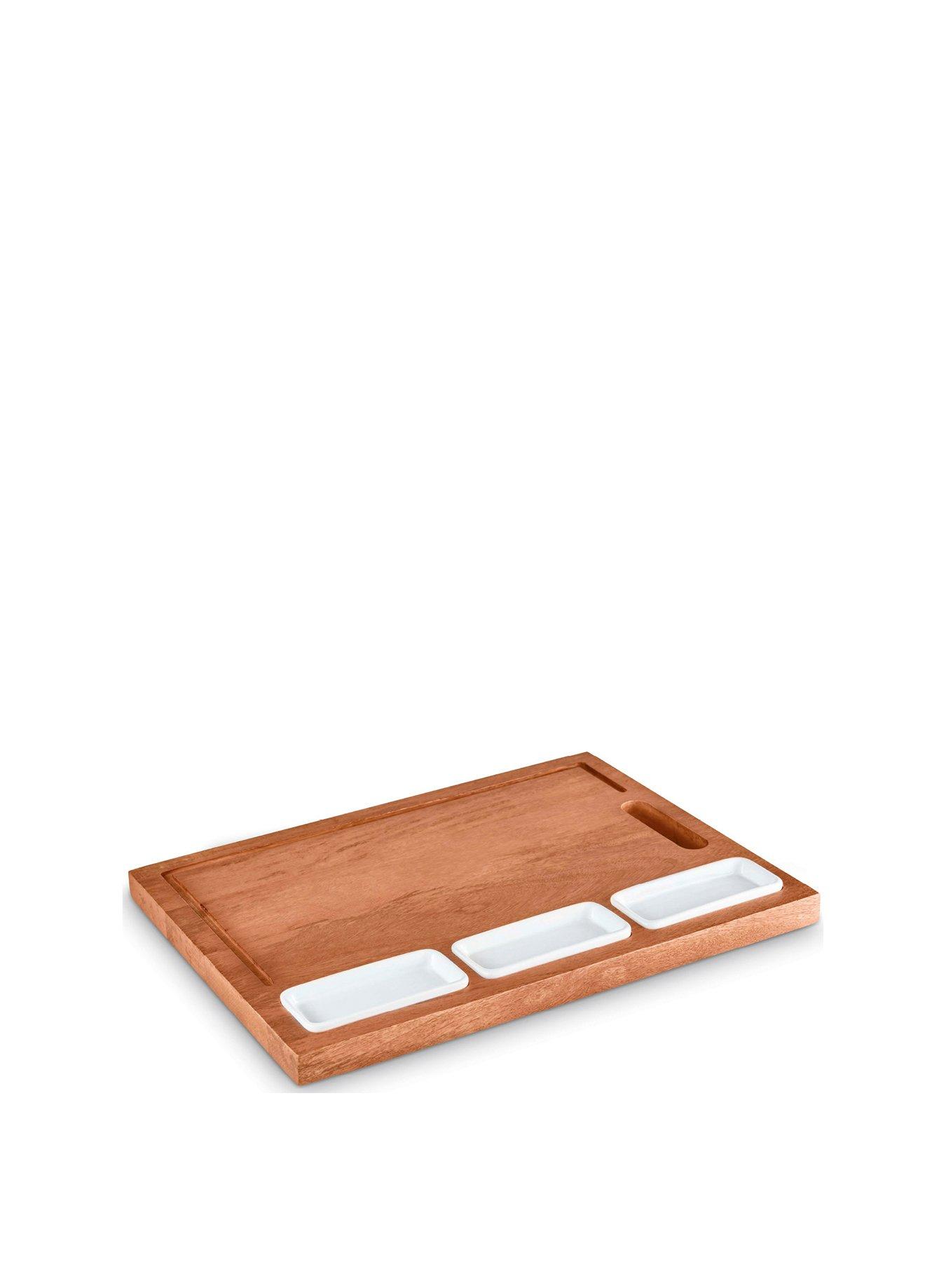 Image 2 of 7 of Tower Chopping Board with Dipping Bowls