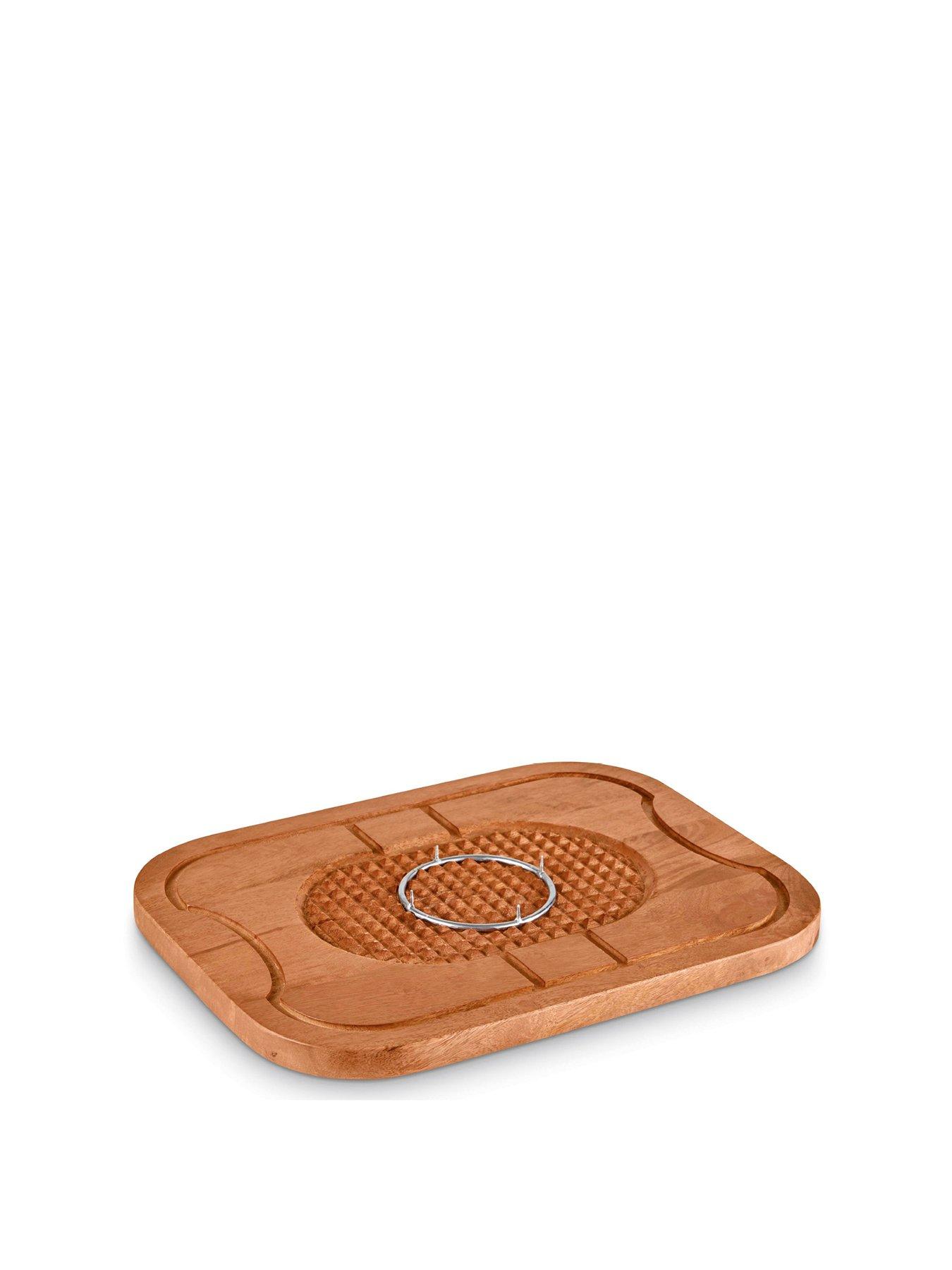 Product photograph of Tower Wooden Carving Board from very.co.uk