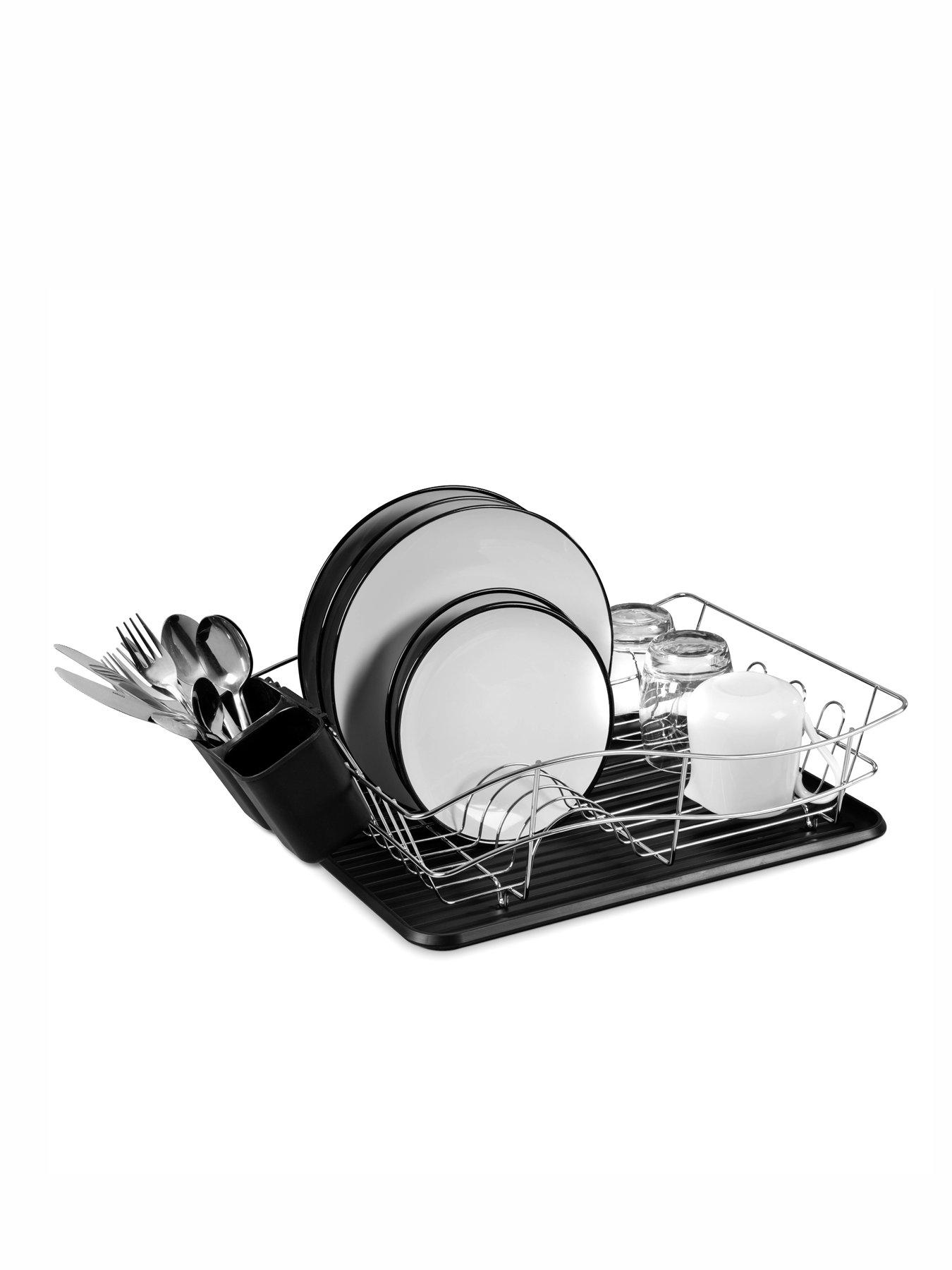 Tower Dish Rack With Tray Black | Very