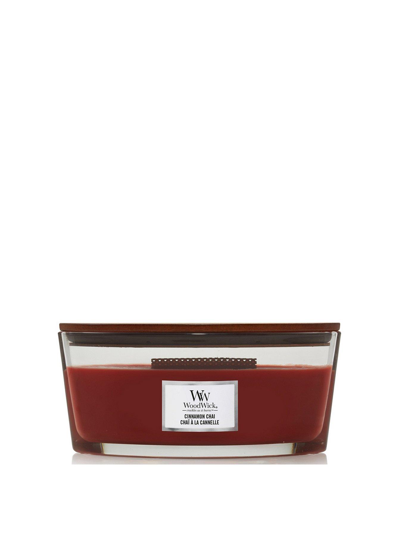 Product photograph of Woodwick Cinnamon Chai Ellipse Candle from very.co.uk