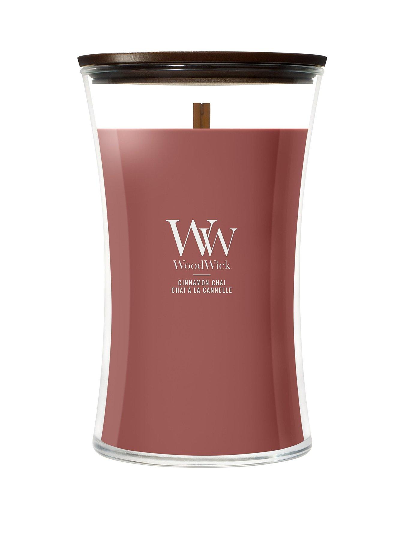 WoodWick Cinnamon Chai Large Hourglass Candle
