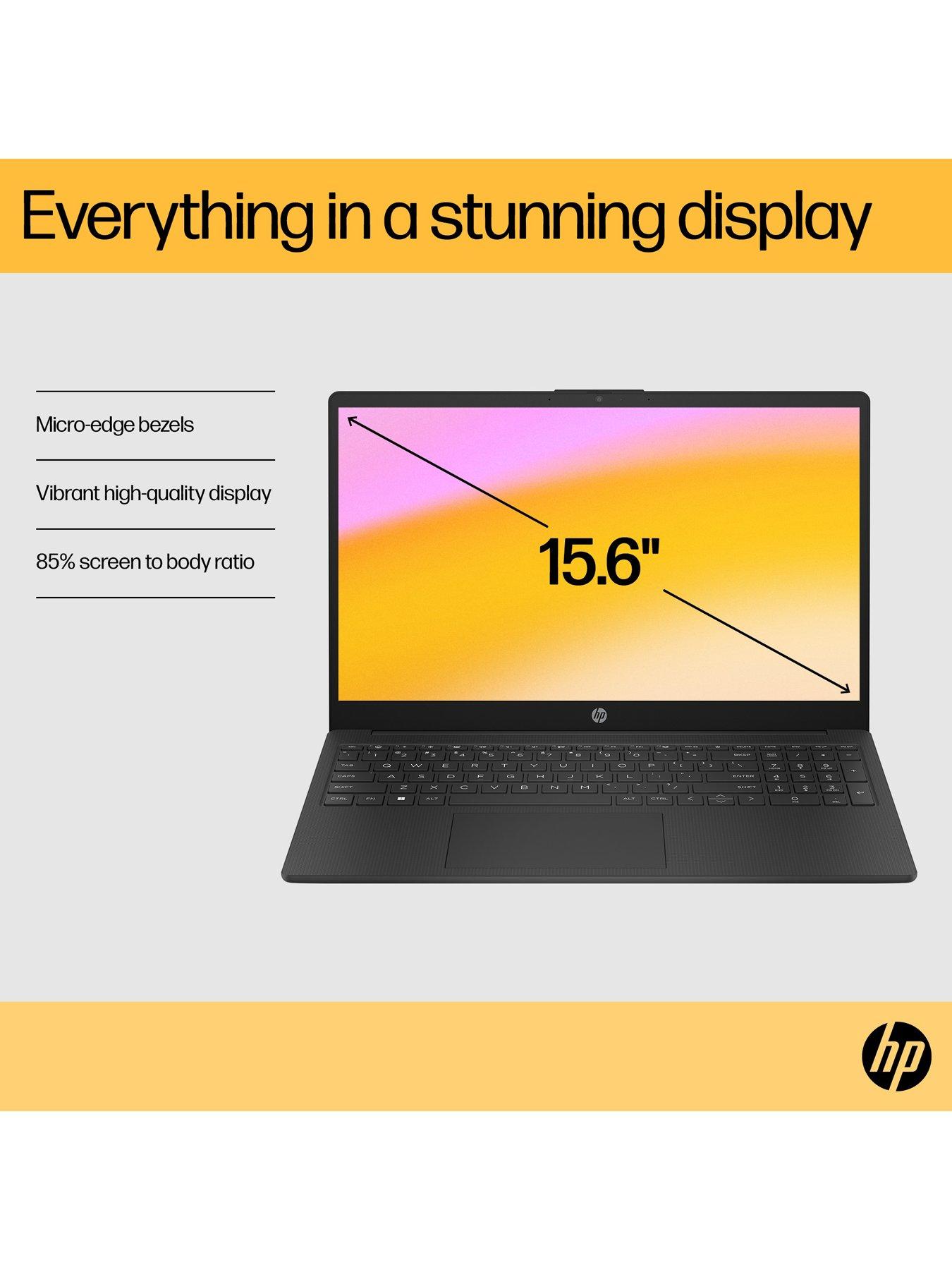 Image 5 of 8 of HP Laptop 15-fc0018na - 15.6in FHD,&nbsp;AMD Ryzen 3, 4GB RAM, 128GB SSD - Black