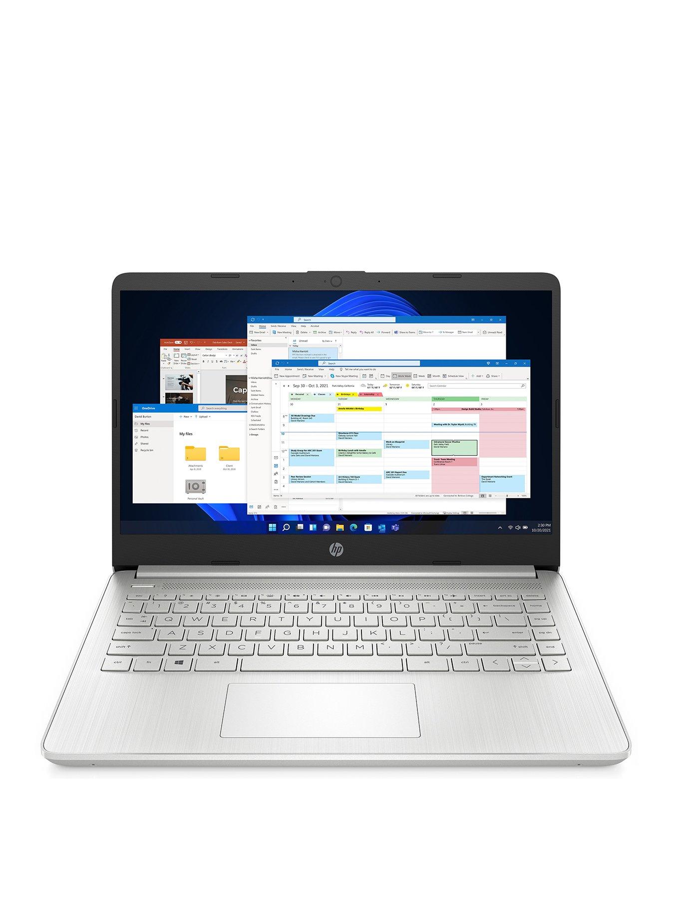 Image 3 of 8 of HP Laptop 14s-dq5009na - 14in FHD, Intel Core i5, 8GB RAM, 256GB SSD - Silver