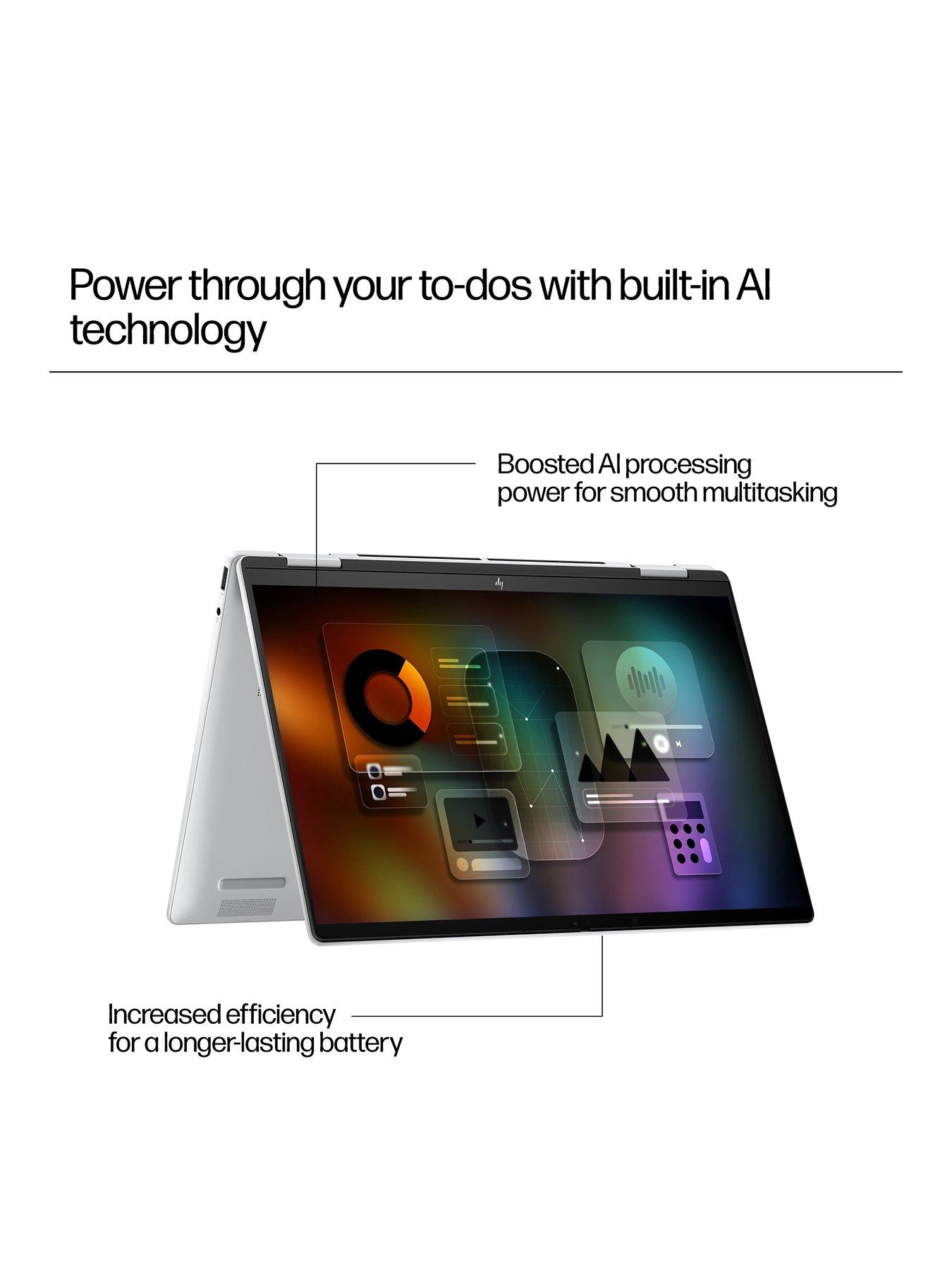 Image 3 of 8 of HP ENVY x360 14-fa0009na Laptop - 14in WUXGA&nbsp;Touchscreen,&nbsp;AMD Ryzen 5, 16GB RAM, 512GB SSD,&nbsp;3-Year HP Care Pack Warranty Included