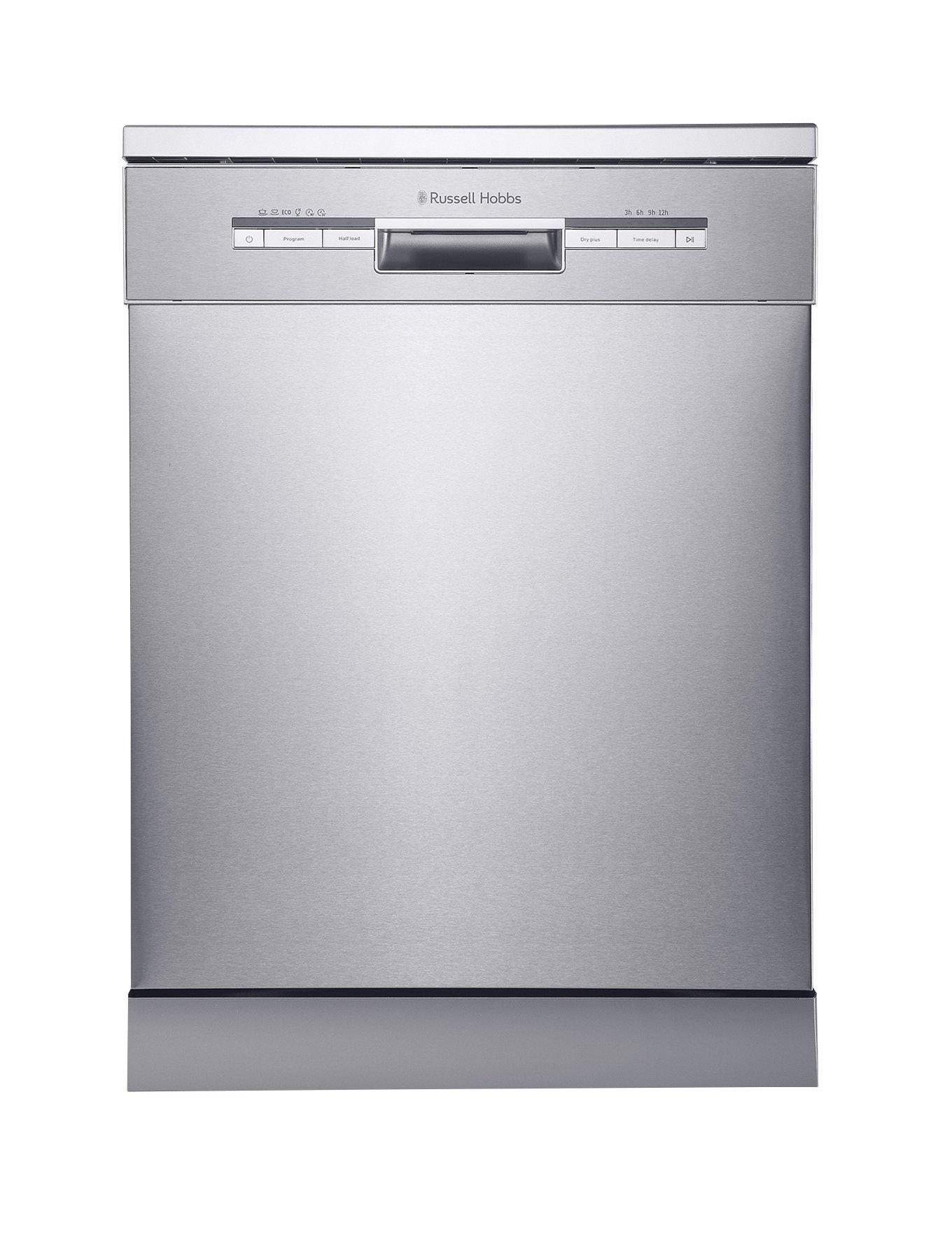 undefined RHDW3SS-M/01 60cm Wide 12-Place Setting Freestanding Dishwasher with Dry Plus Technology - Stainless Steel