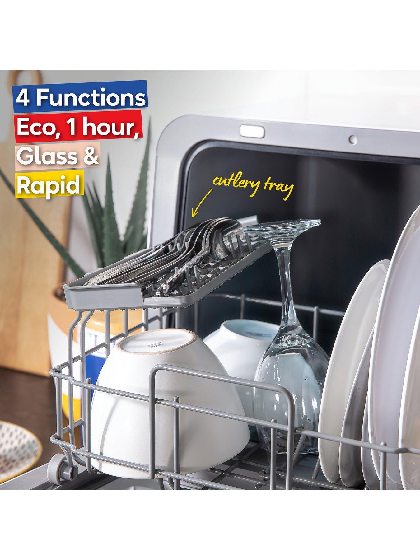 Image 3 of 8 of Russell Hobbs RH2TTDW101W&nbsp;2-Place Setting Table Top Dishwasher - White