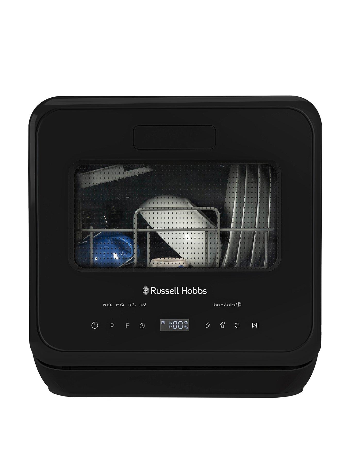 Image 1 of 7 of Russell Hobbs RH2TTDW101B 2-Place Setting Table Top Dishwasher - Black