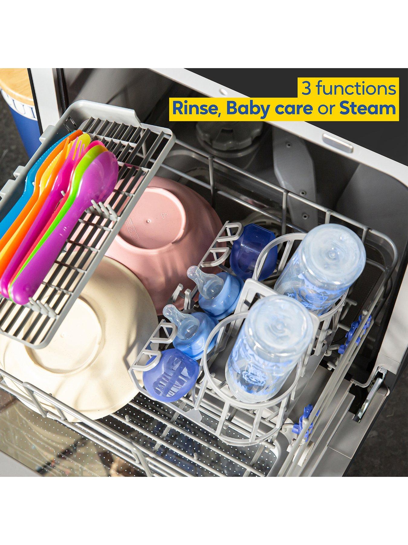 Image 5 of 7 of Russell Hobbs RH2TTDW101B 2-Place Setting Table Top Dishwasher - Black