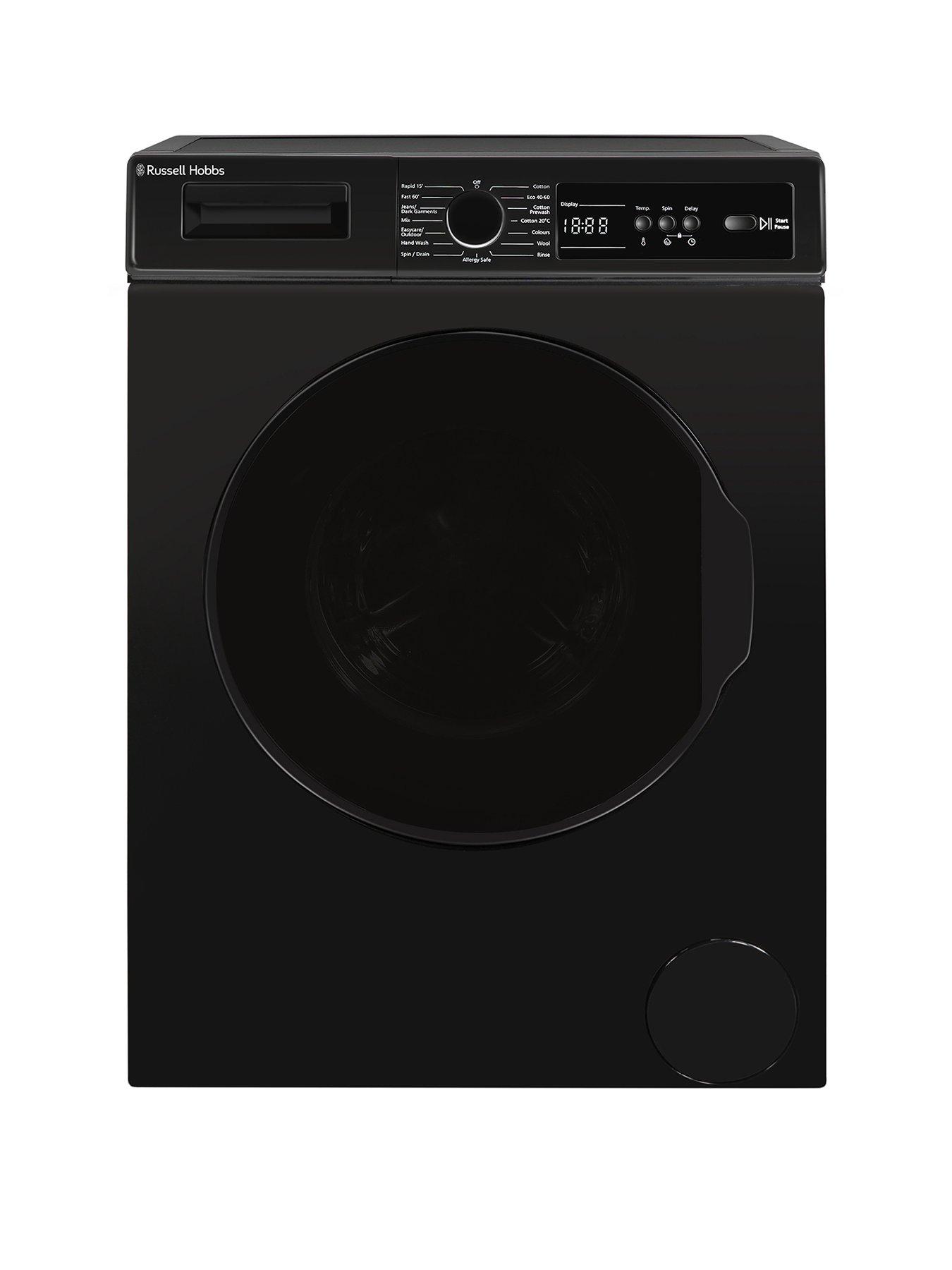 Russell Hobbs RH814W111B 11 Series 8kg Load, 1400rpm Spin Washing Machine - Black